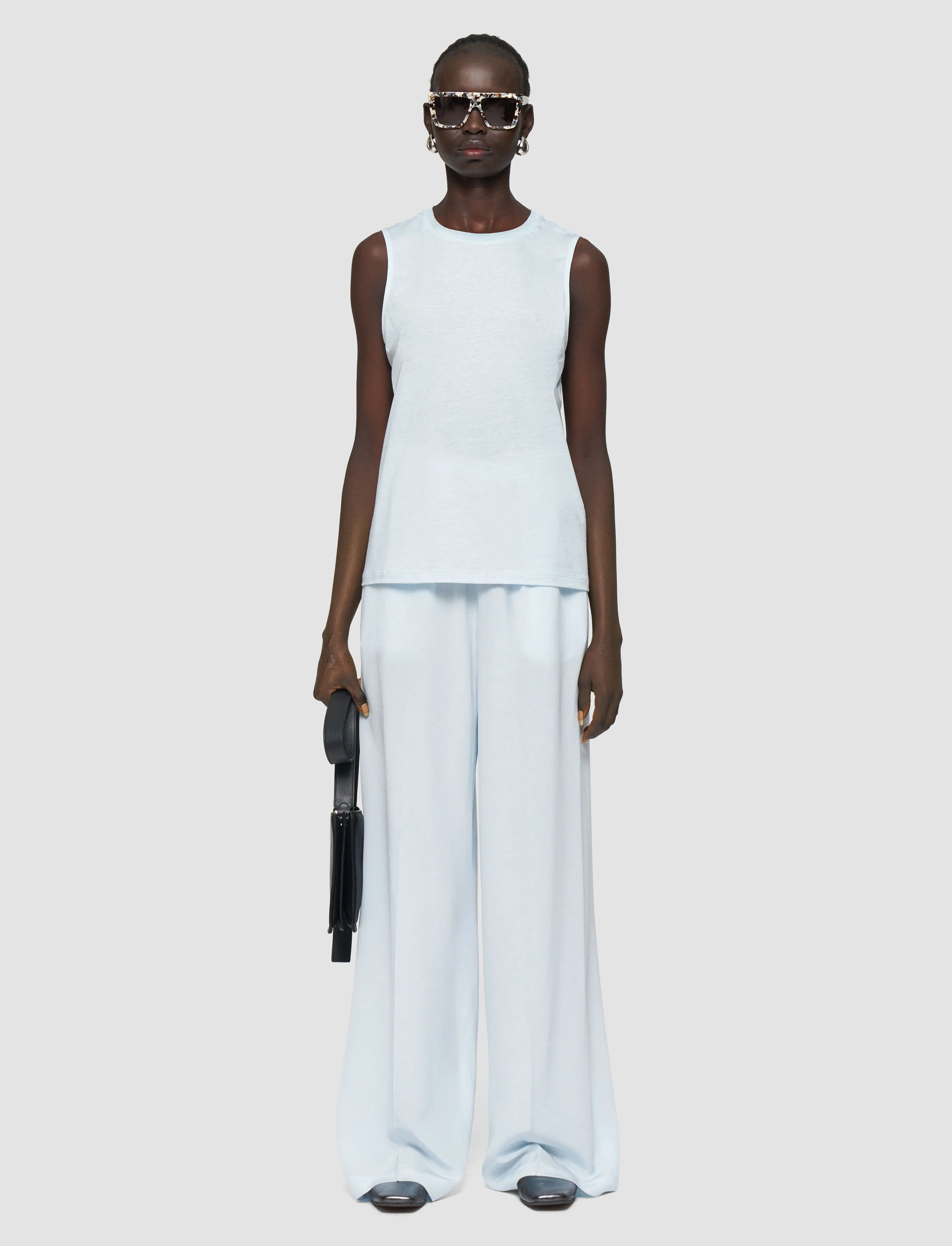 Cotton Silk Jersey Tank Top - Image 2