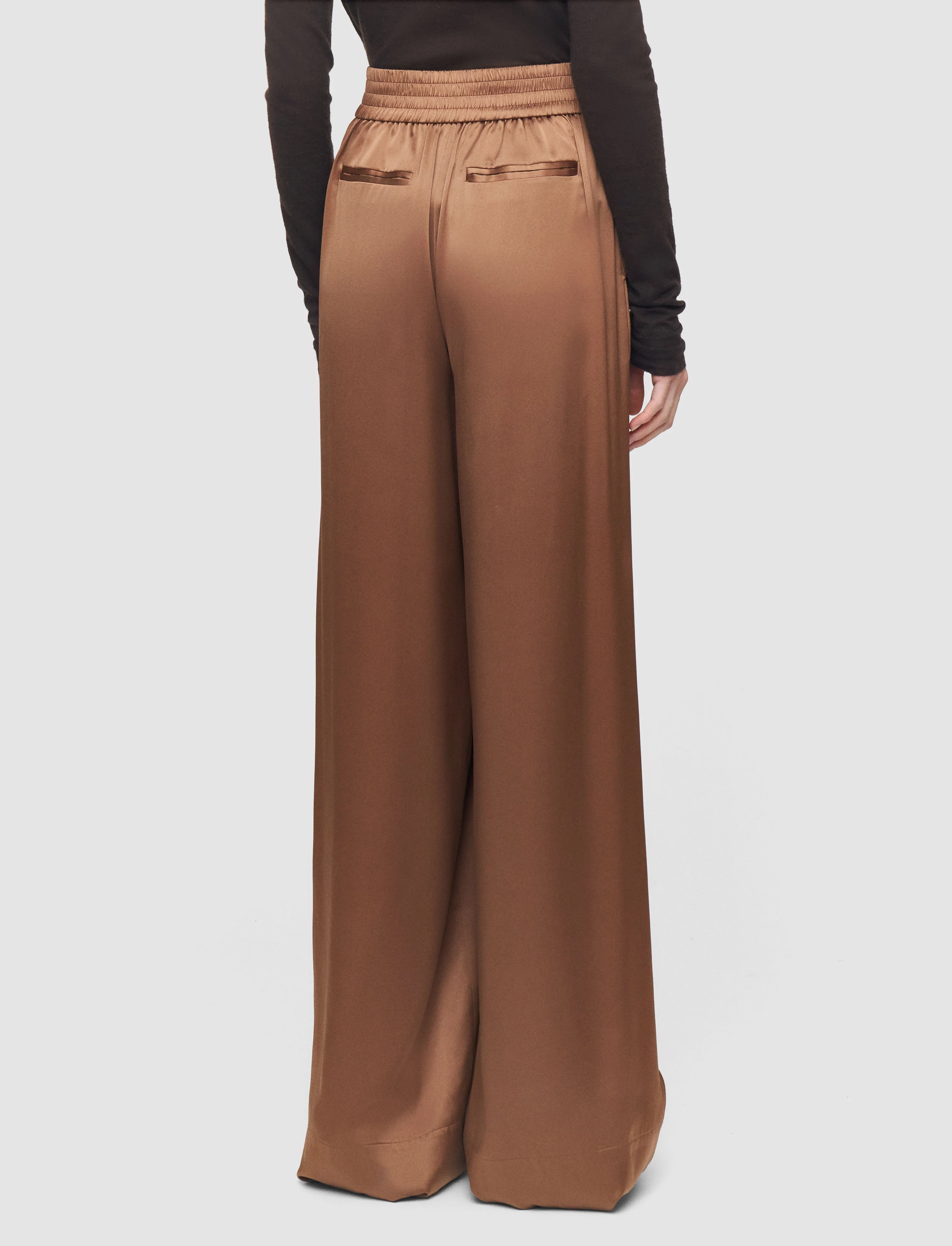 Dijon Silk Satin Trousers - Image 3