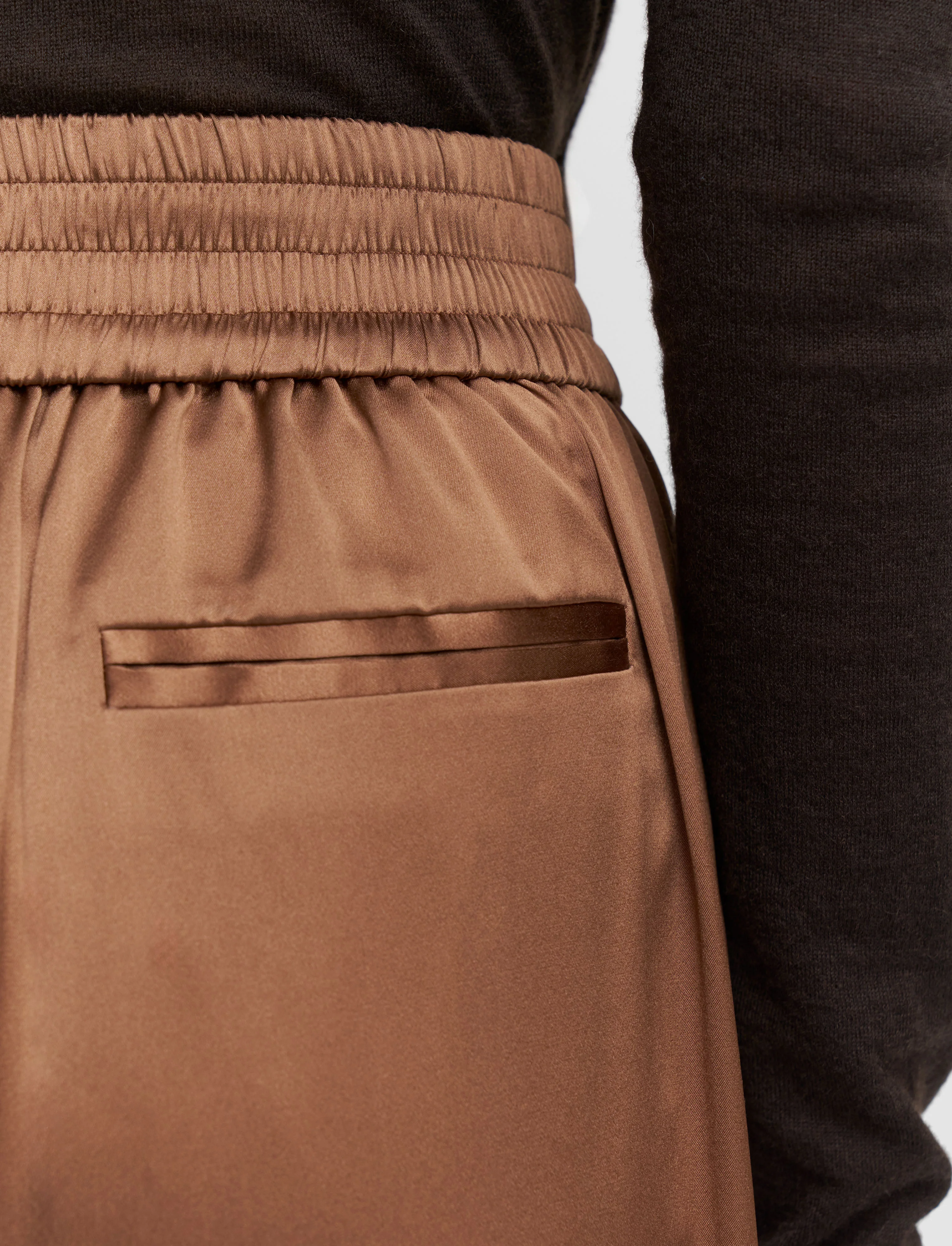 Dijon Silk Satin Trousers - Image 4