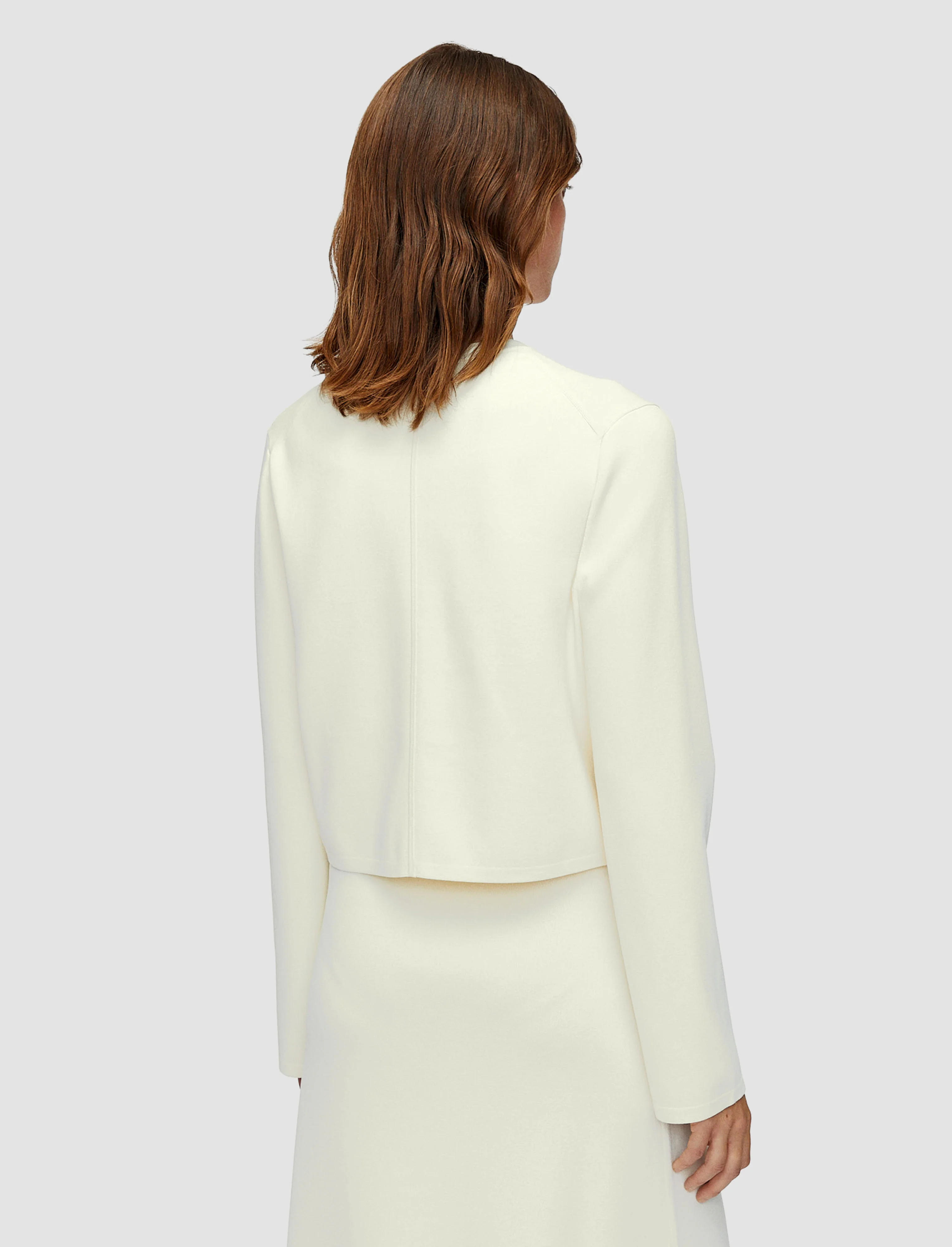 Viscose Knit Stretch Cardigan Jacket - Image 4