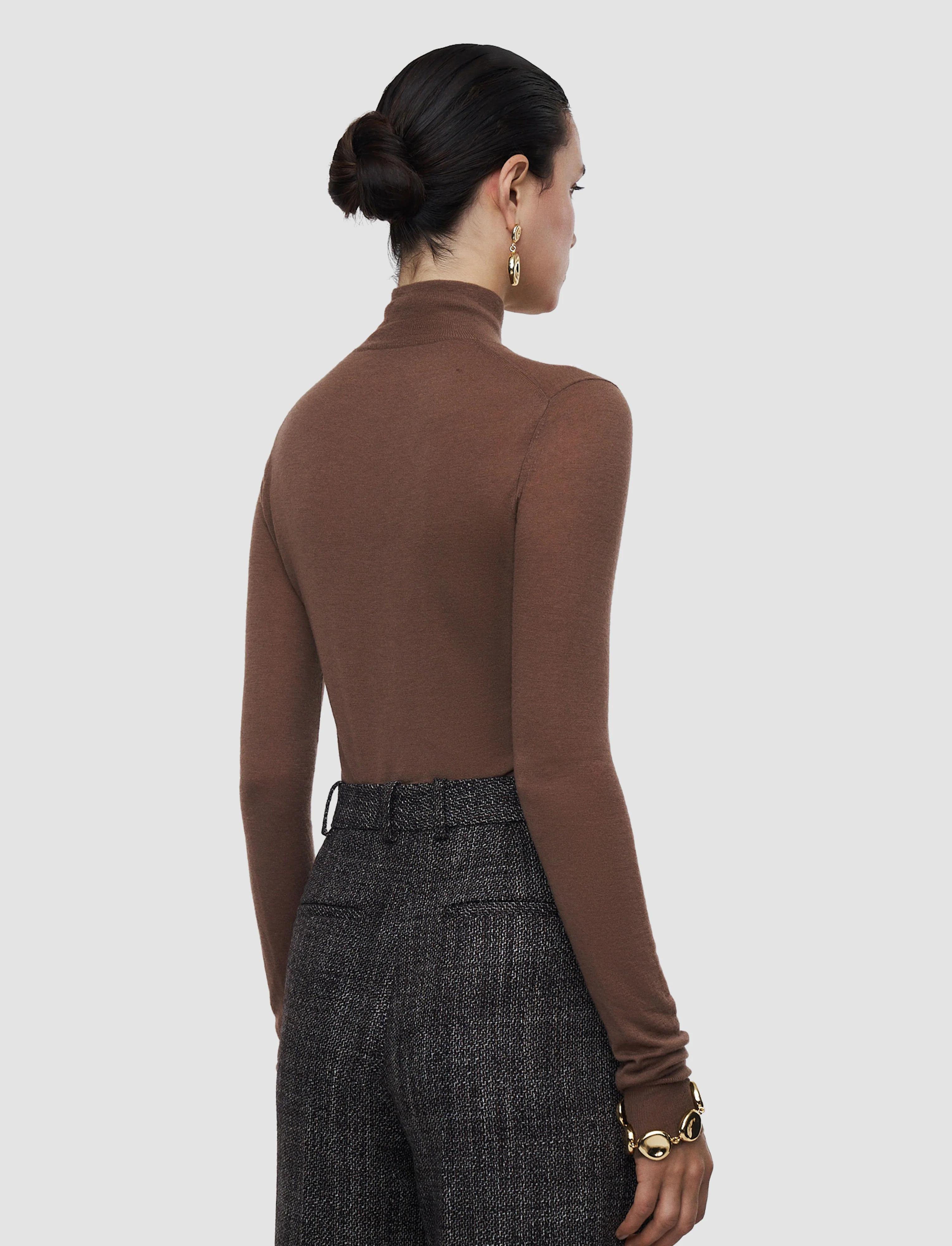 Hawley Textured Tailoring Wool Trousers - Image 3