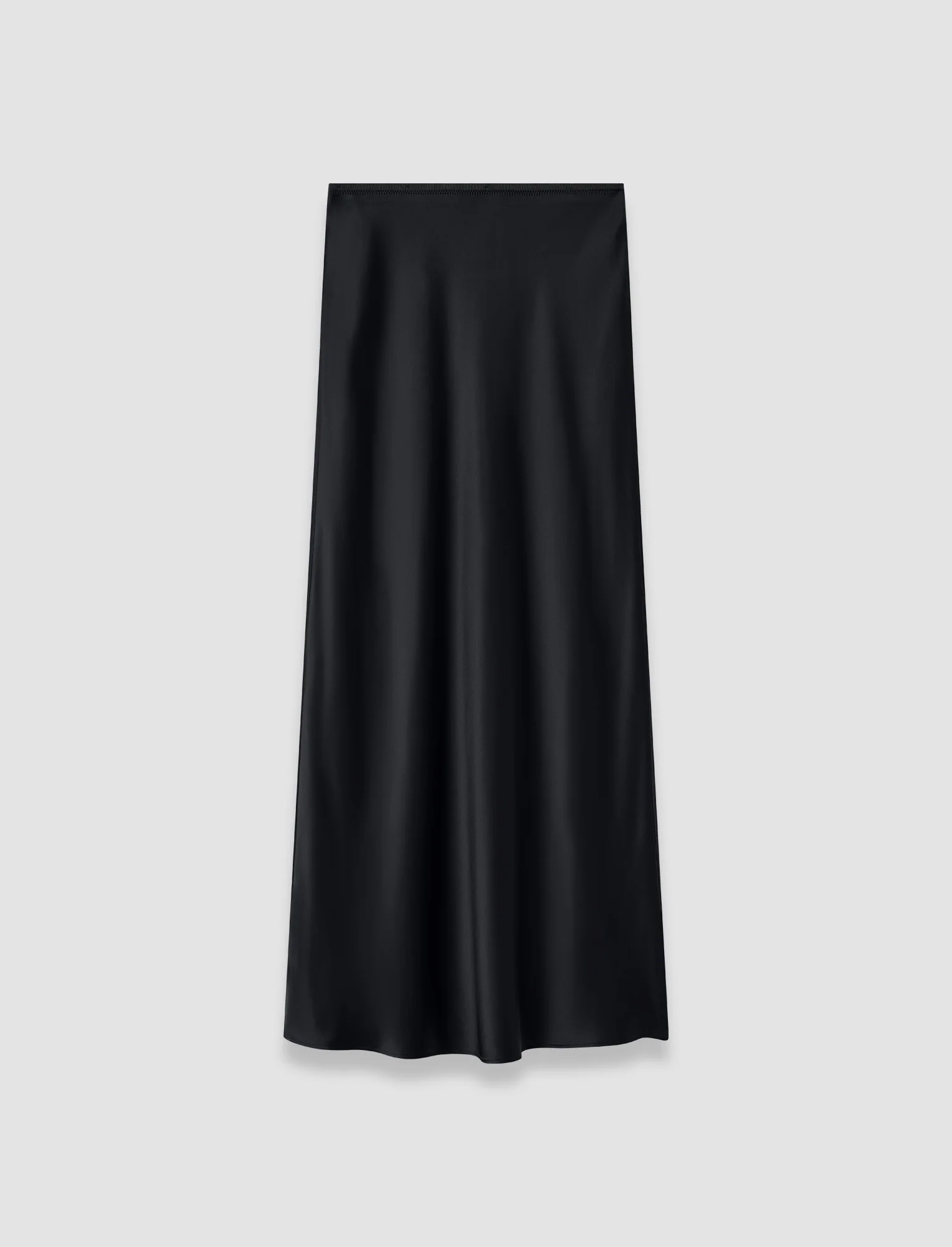 Isaak Long Silk Satin Skirt
