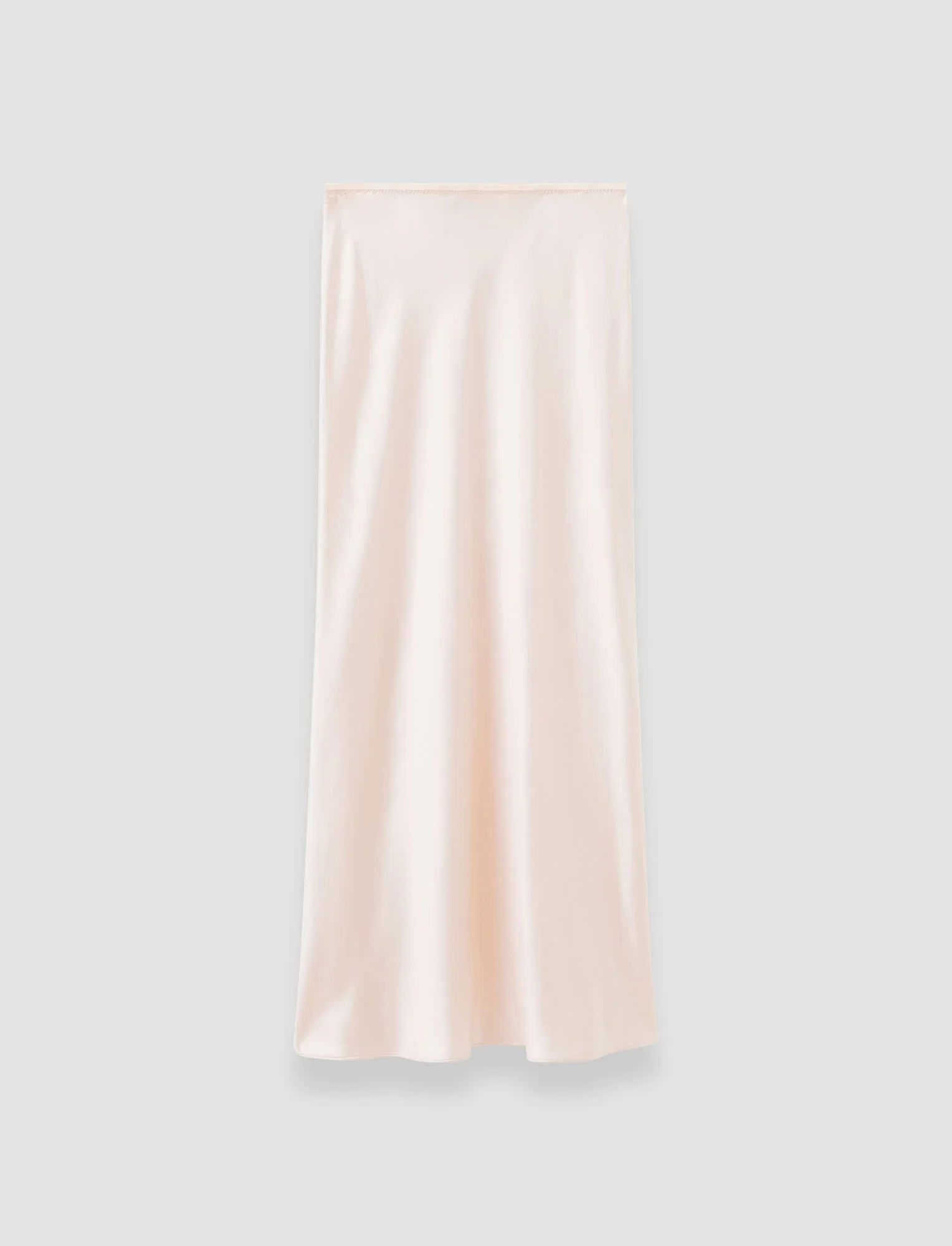 Isaak Long Silk Satin Skirt