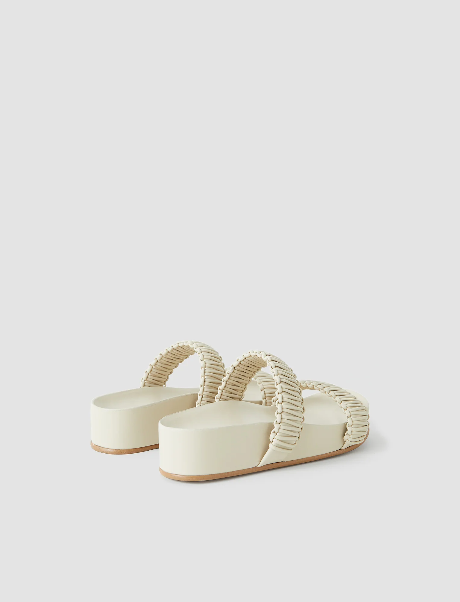 Isha Braided Leather Sandals - Image 2