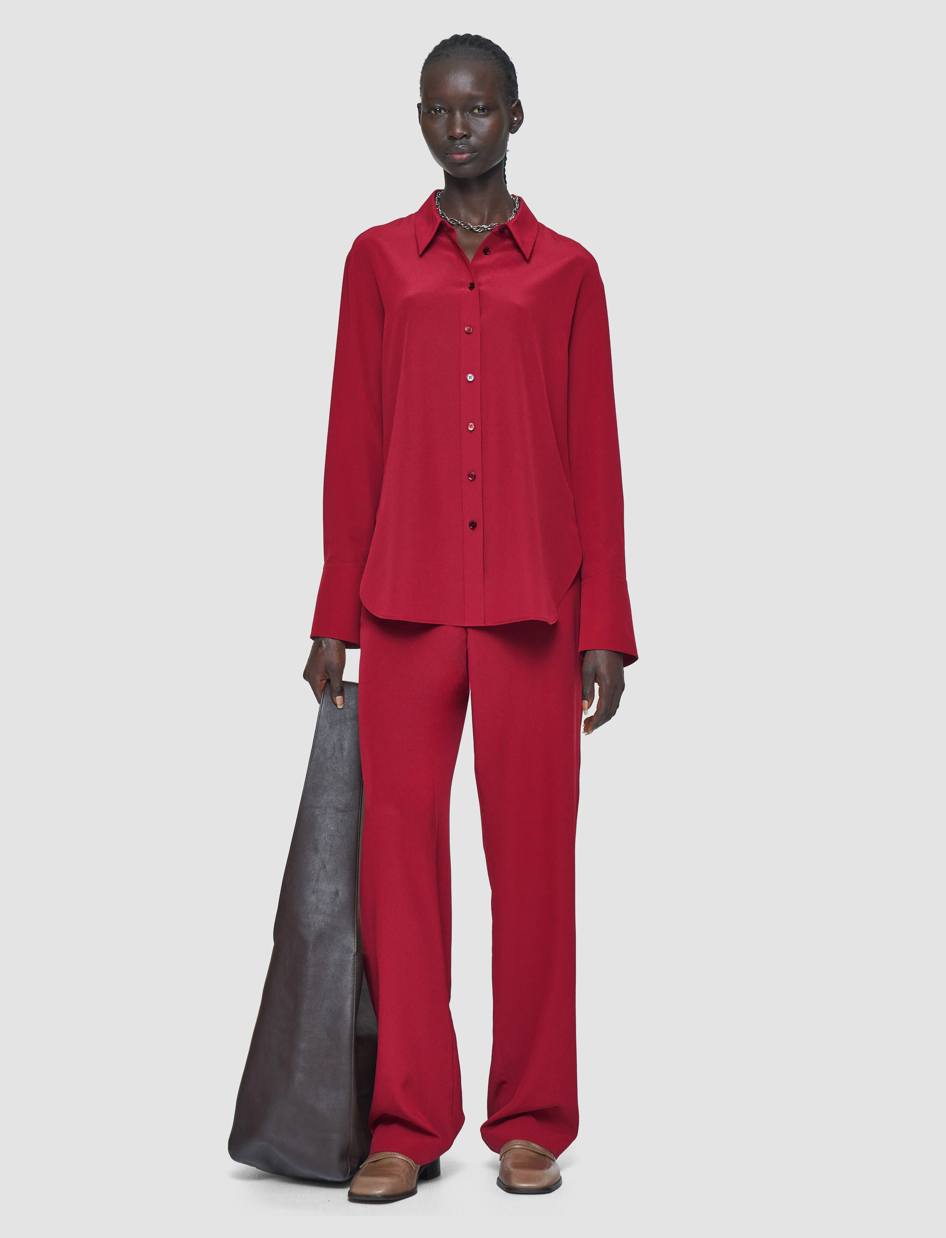 Joe Crepe de Chine Silk Blouse - Image 2