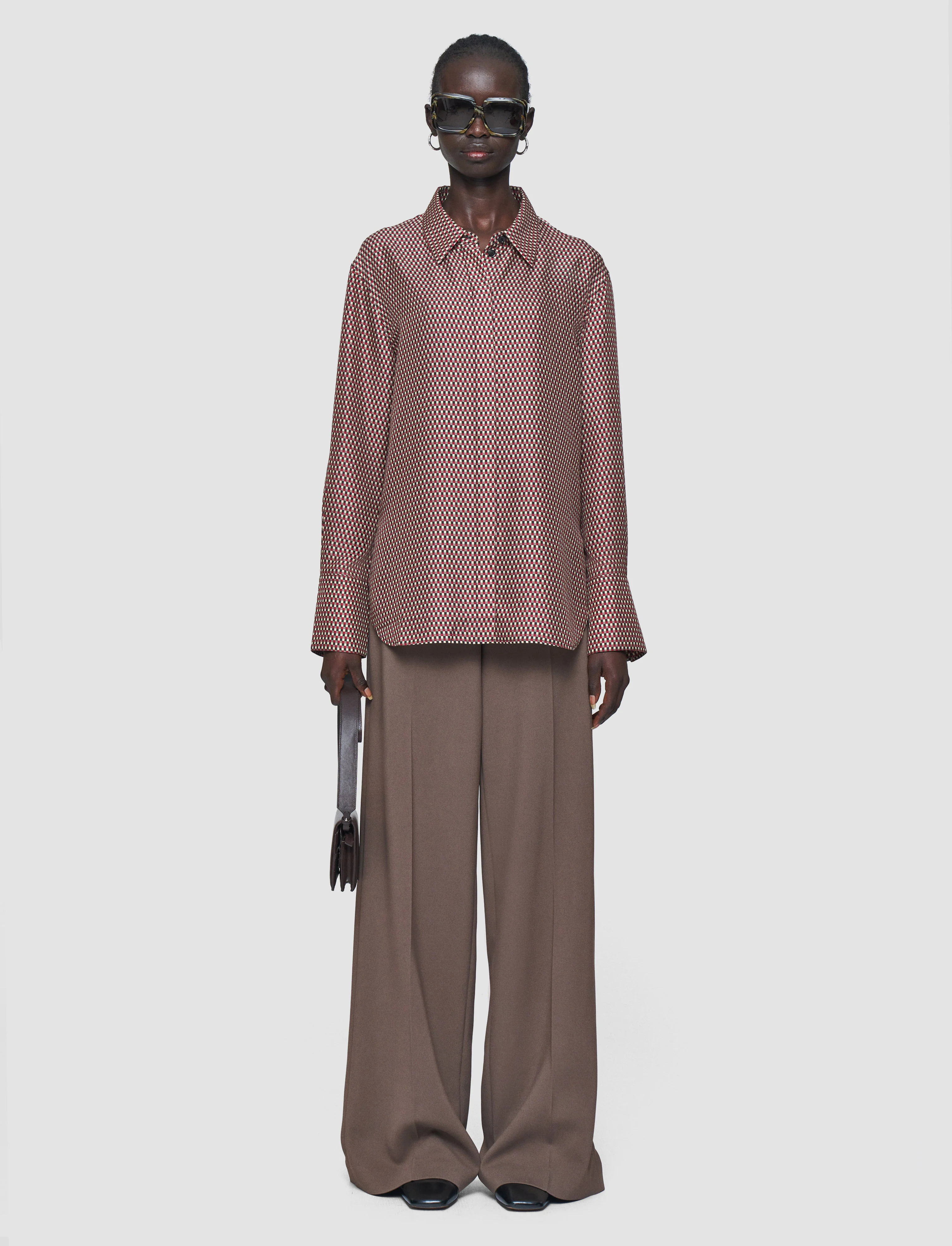 Joe Printed Silk Blend Blouse - Image 2