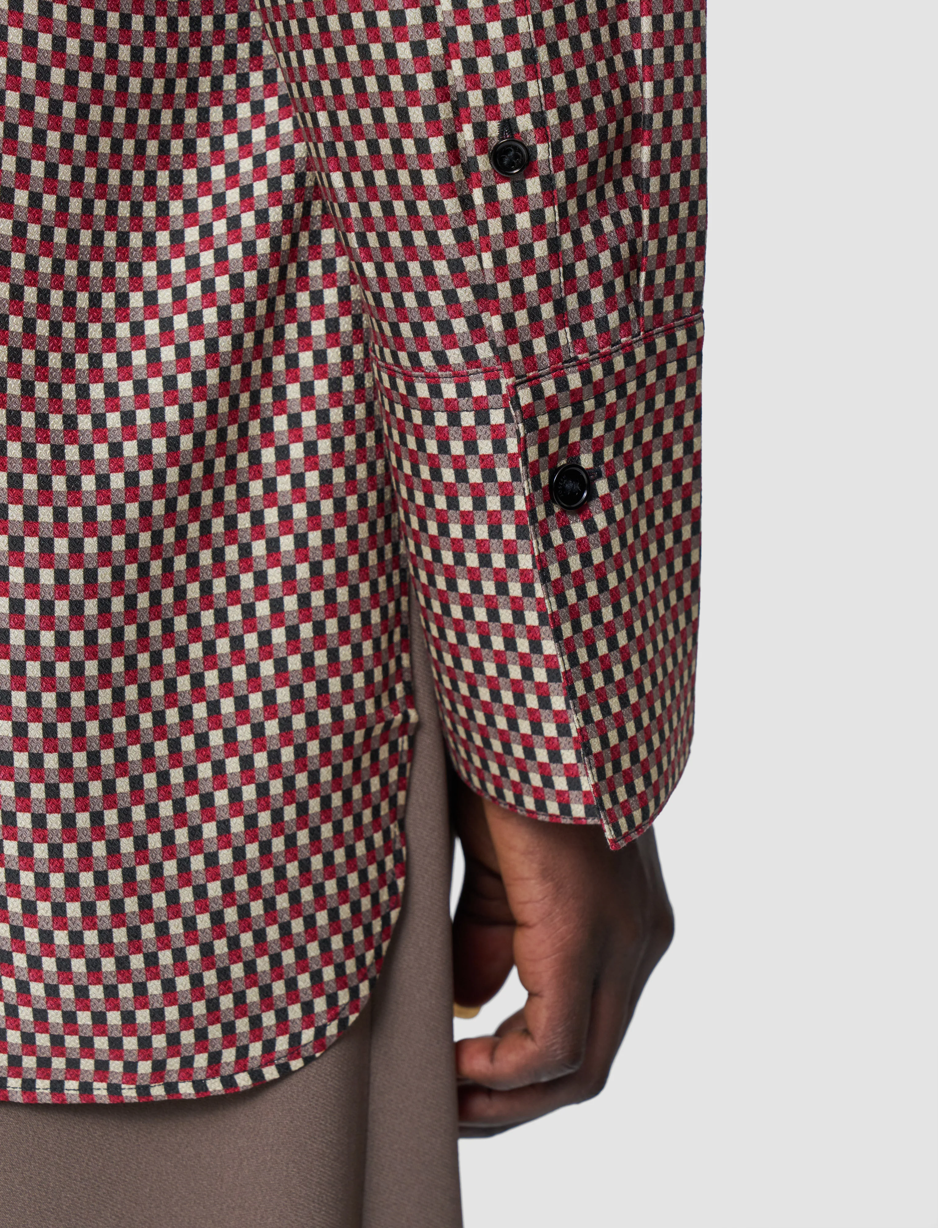 Joe Printed Silk Blend Blouse - Image 5