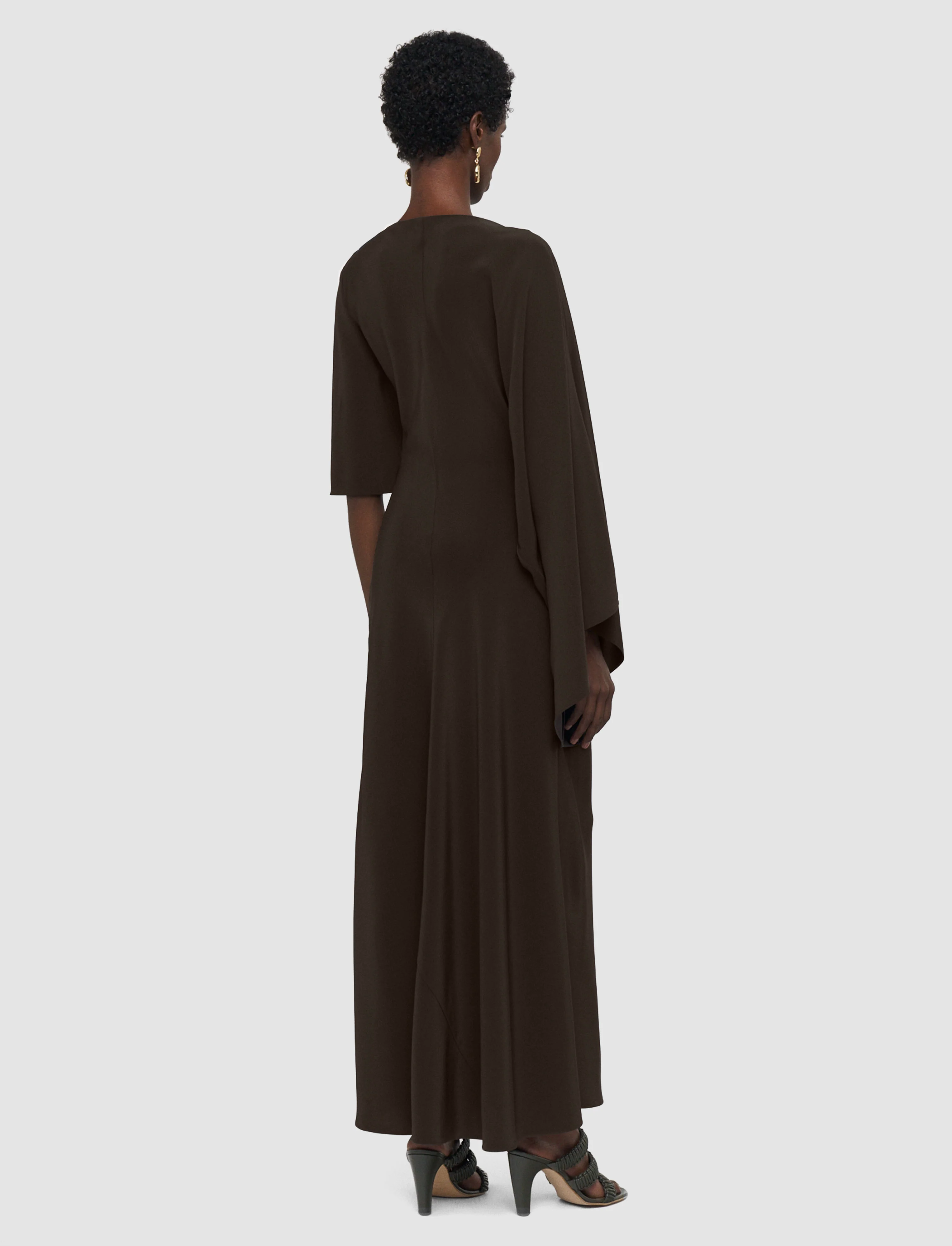 Joya Satin Twill Dress - Image 3