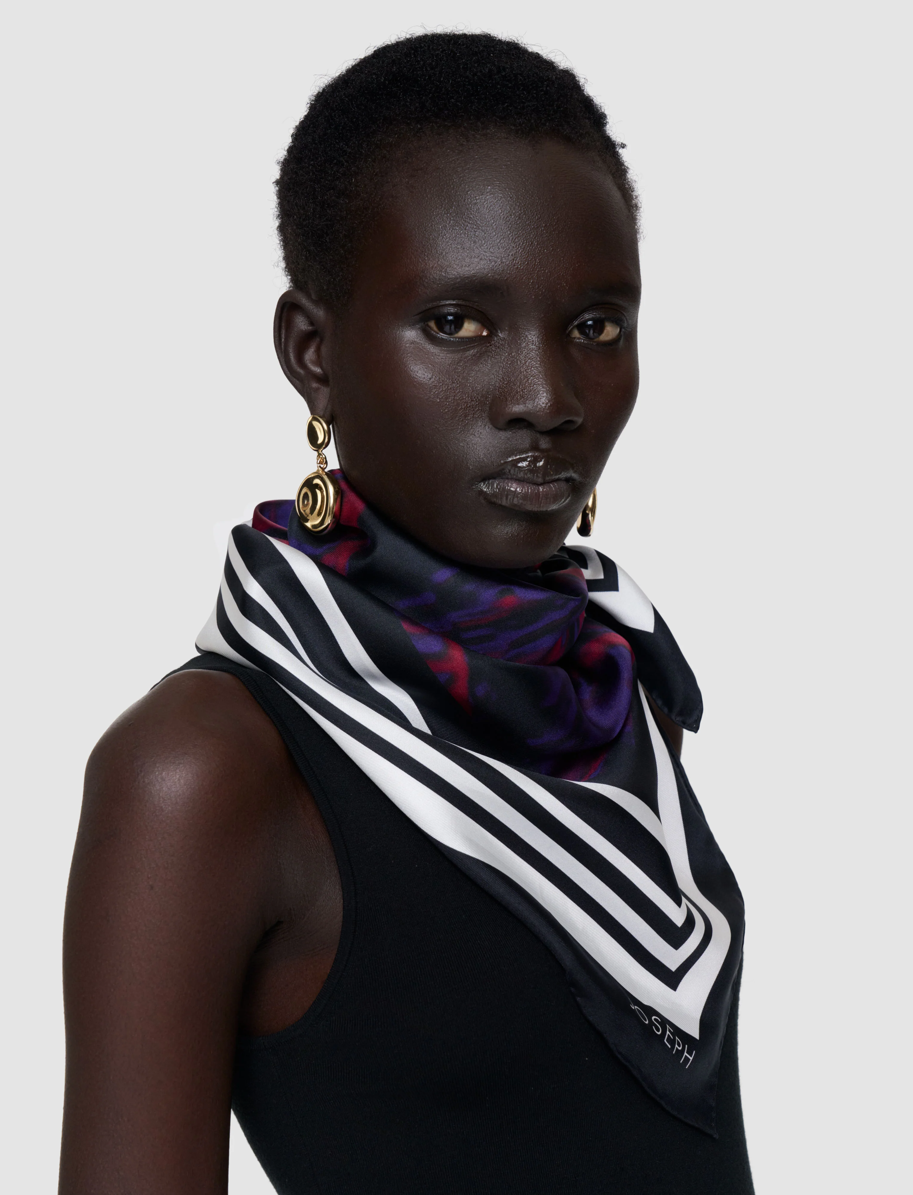 Layla Large Silk Scarf - Image 2