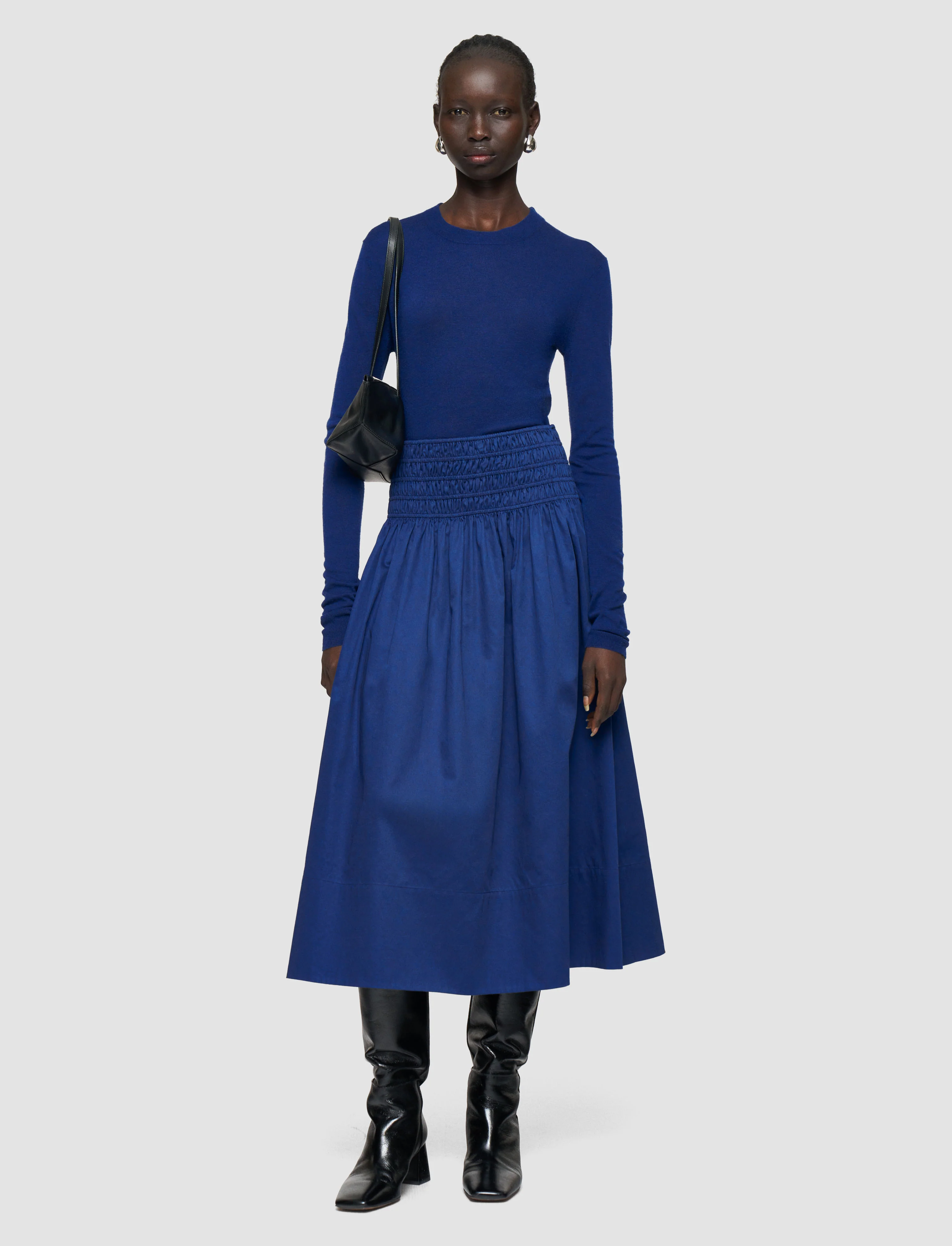 Leonie Cotton Sateen Skirt - Image 2