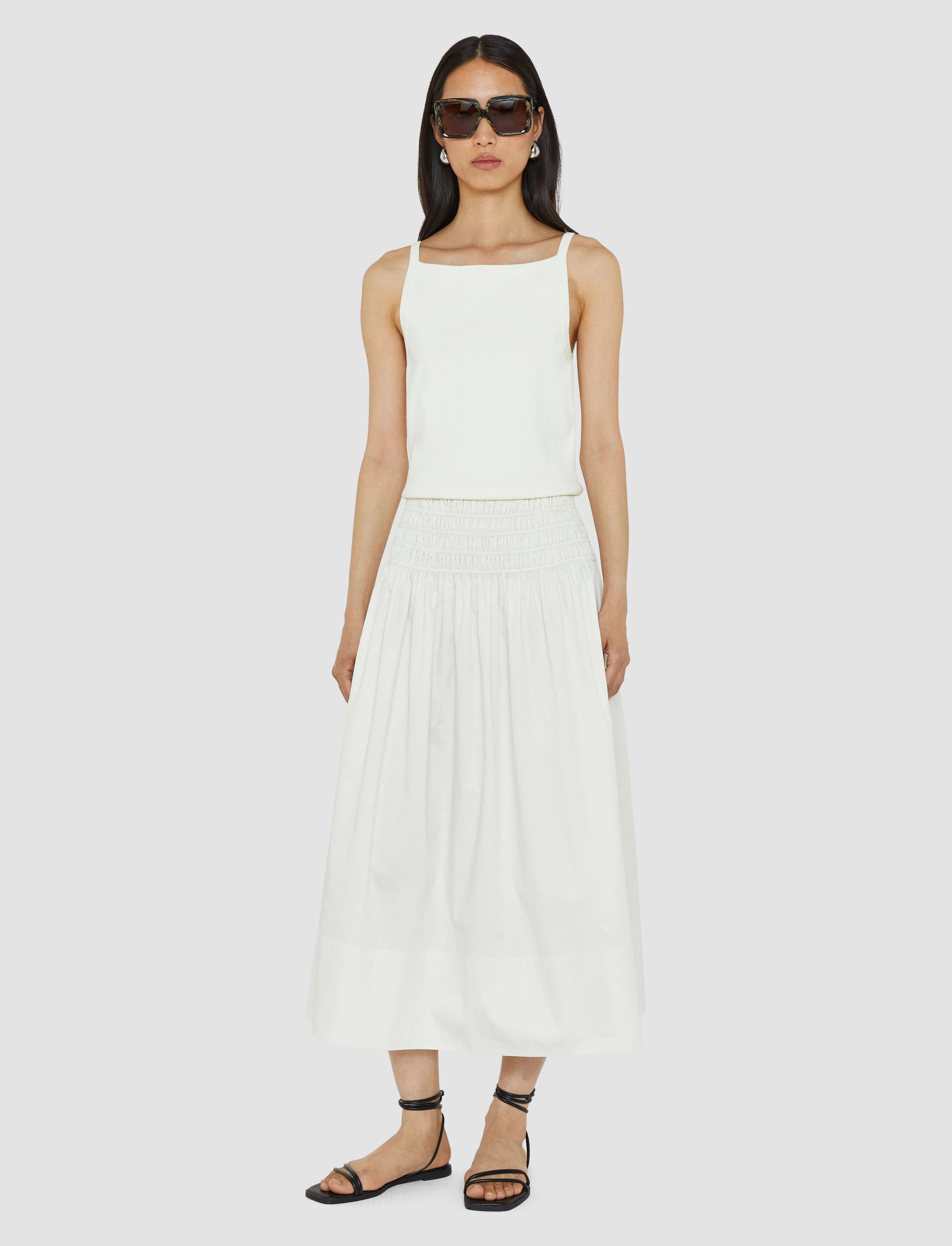 Leonie Cotton Sateen Skirt - Image 2