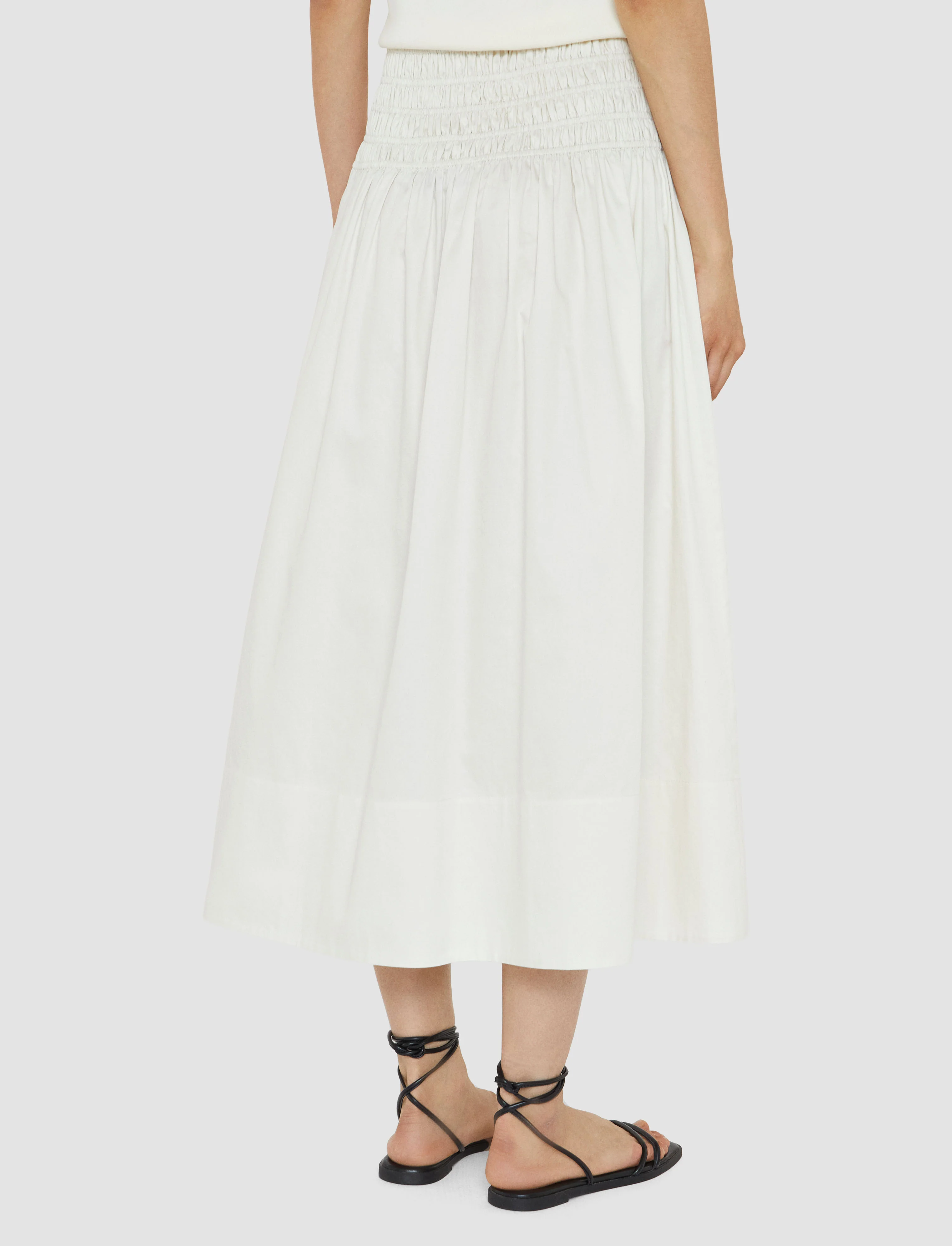 Leonie Cotton Sateen Skirt - Image 3