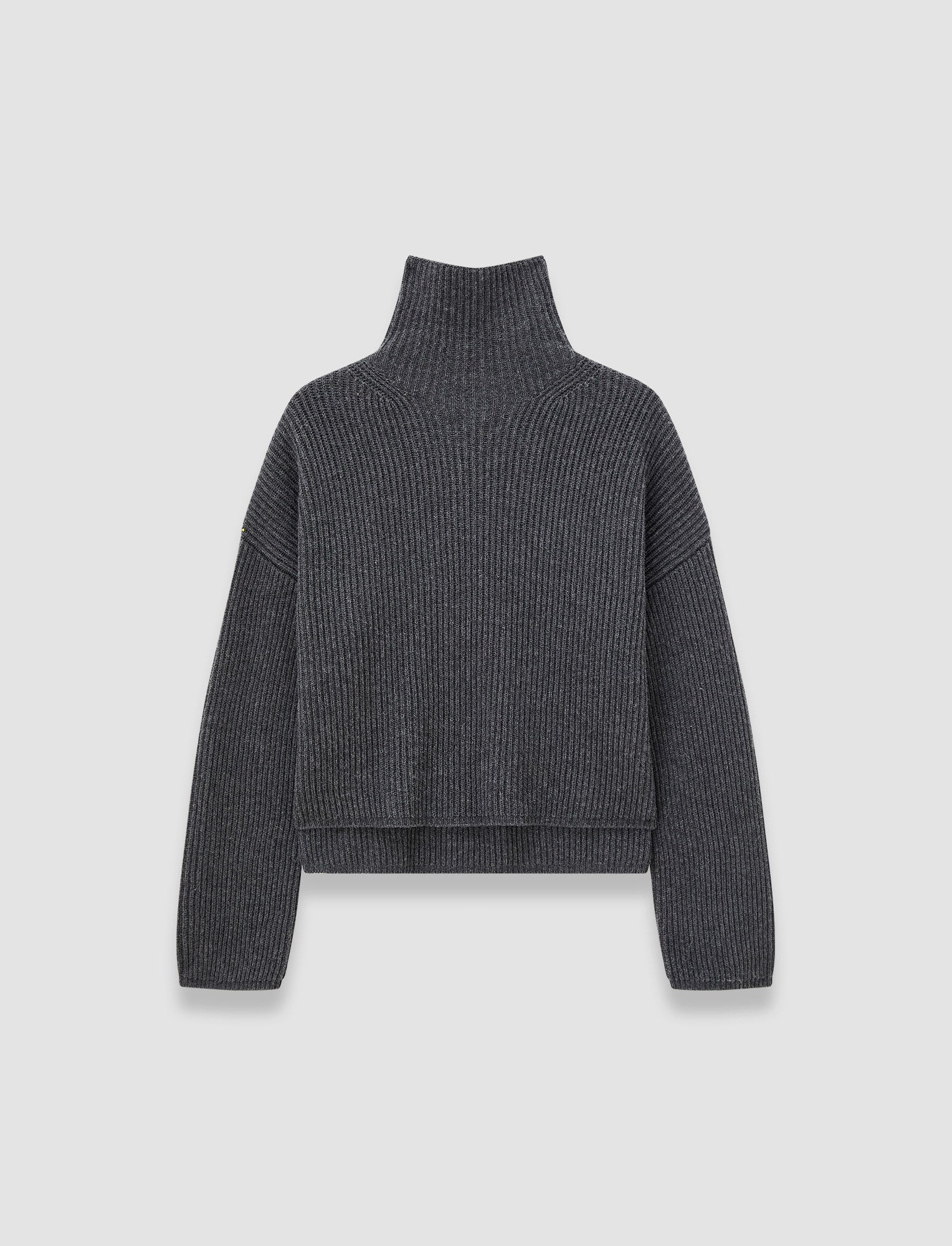 Light Cardigan Stitch High Neck Jumper