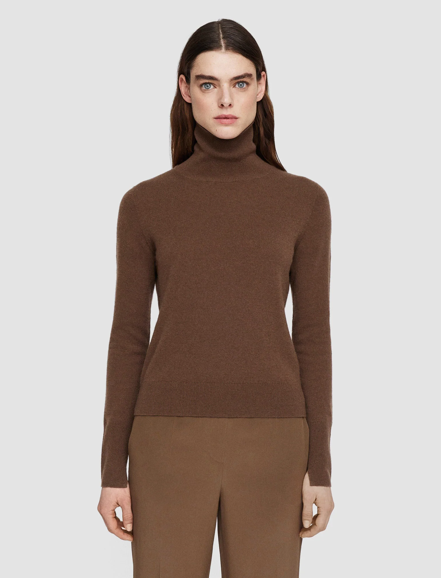 Light Pure Cashmere High Neck Jumper - Image 3