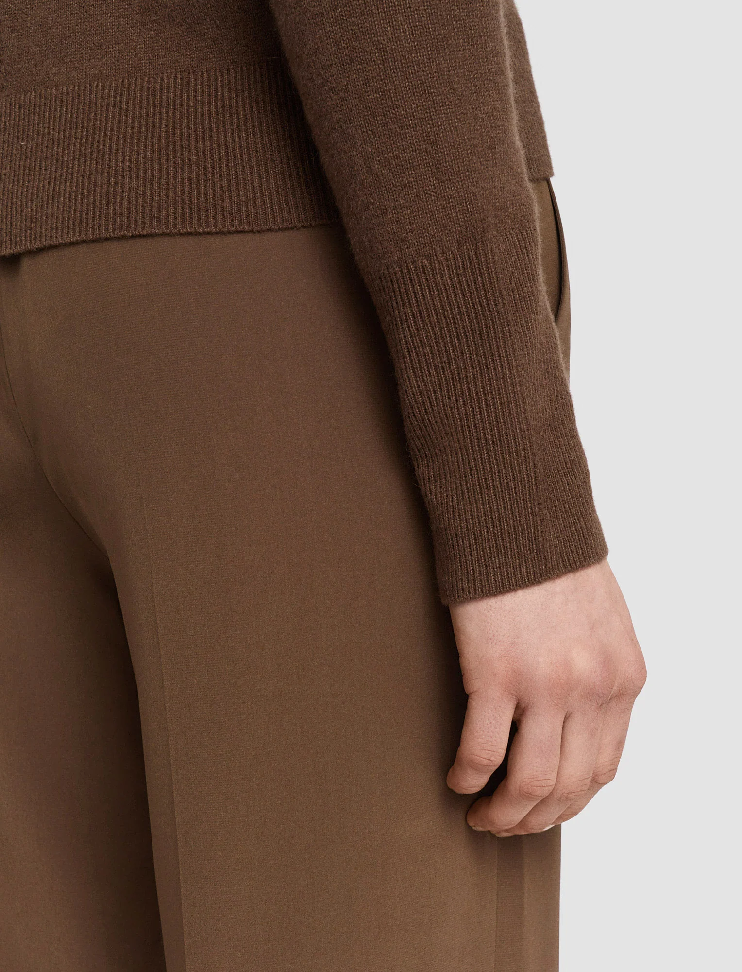 Light Pure Cashmere High Neck Jumper - Image 5