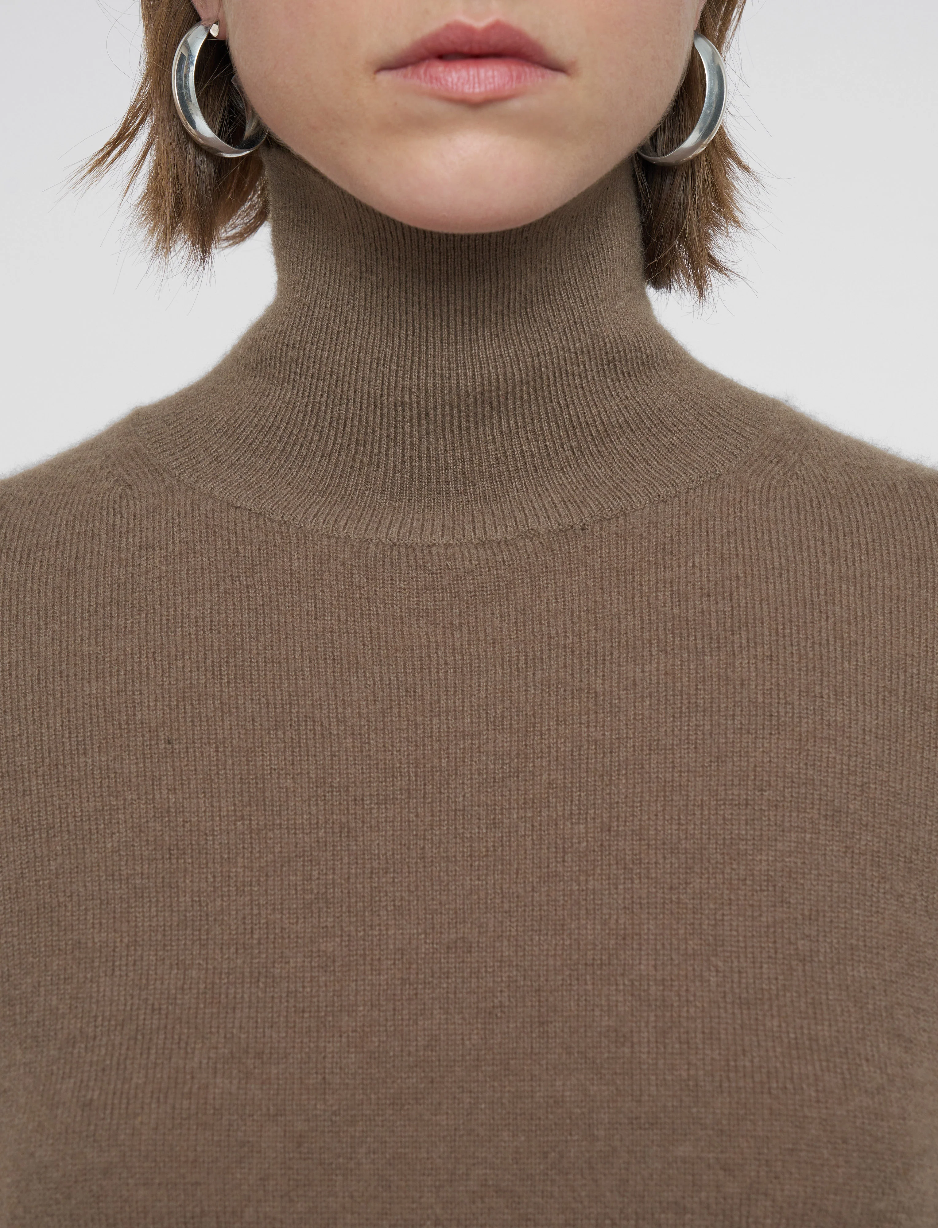 Light Pure Cashmere High Neck Jumper - Image 5