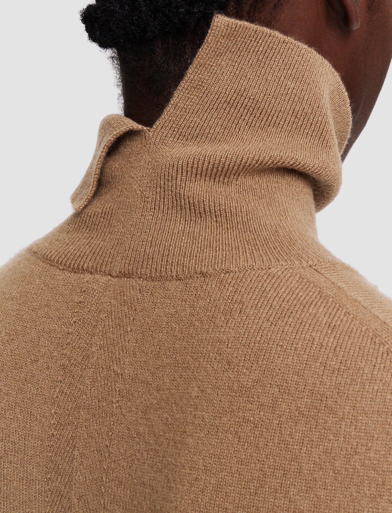 Light Pure Cashmere High Neck Jumper - Image 5