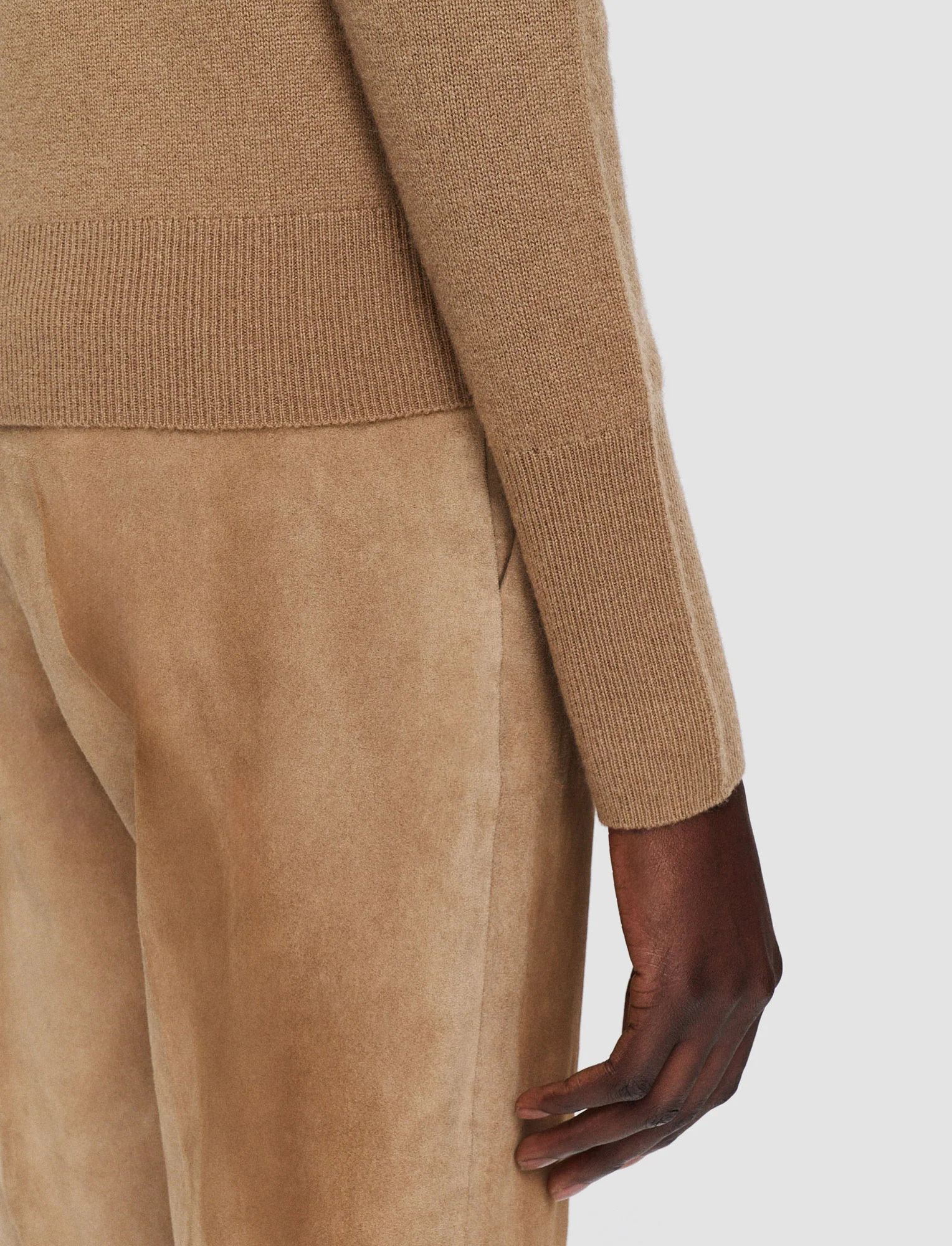 Light Pure Cashmere High Neck Jumper - Image 6