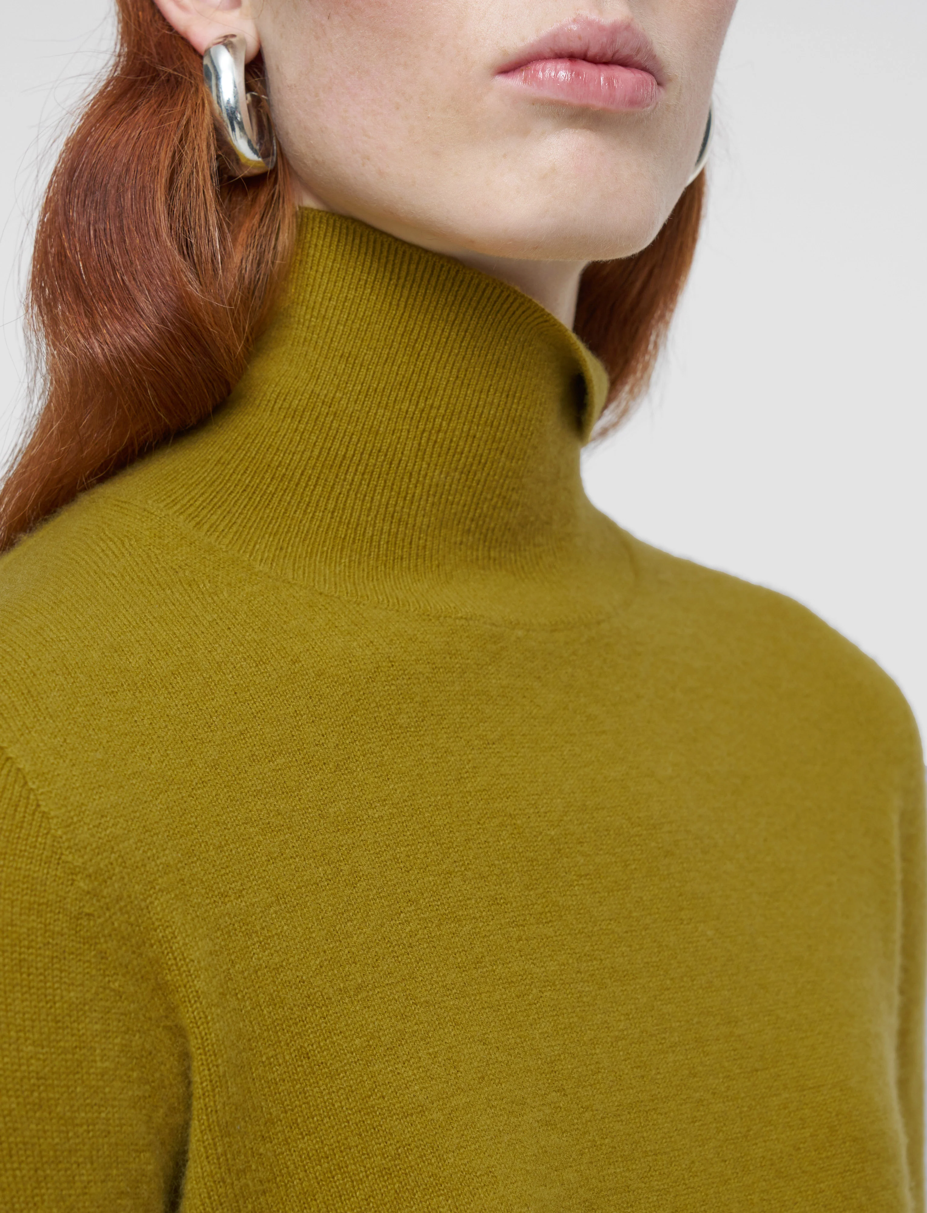 Light Pure Cashmere High Neck Jumper - Image 4