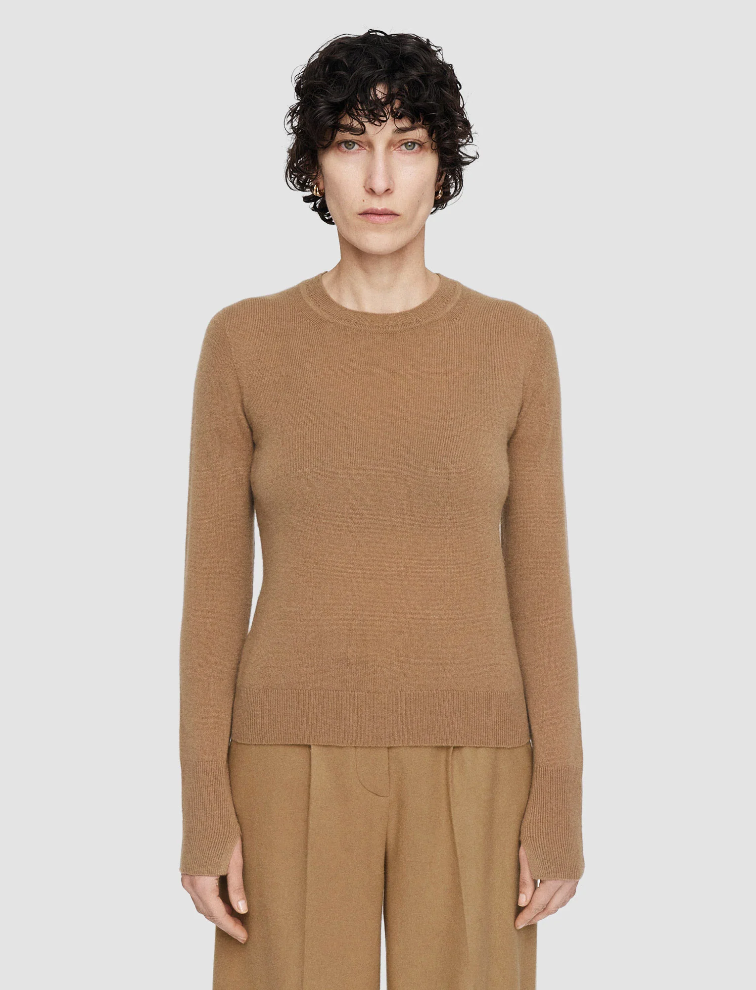 Light Pure Cashmere Round Neck Jumper - Image 3