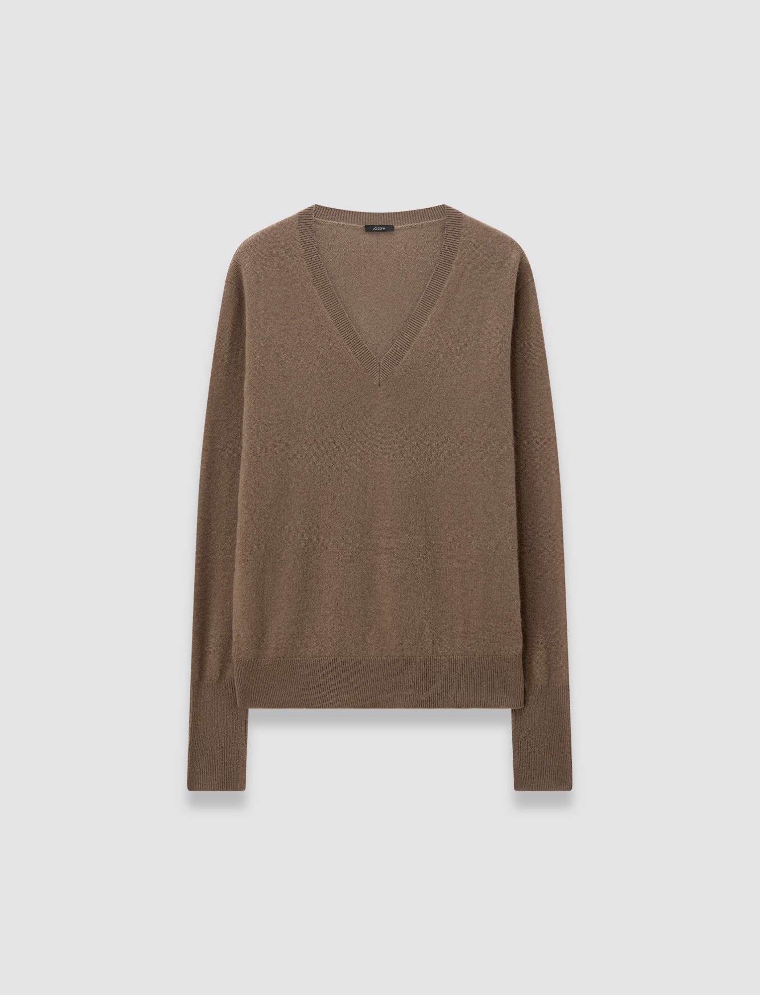 Light Pure Cashmere V Neck Jumper