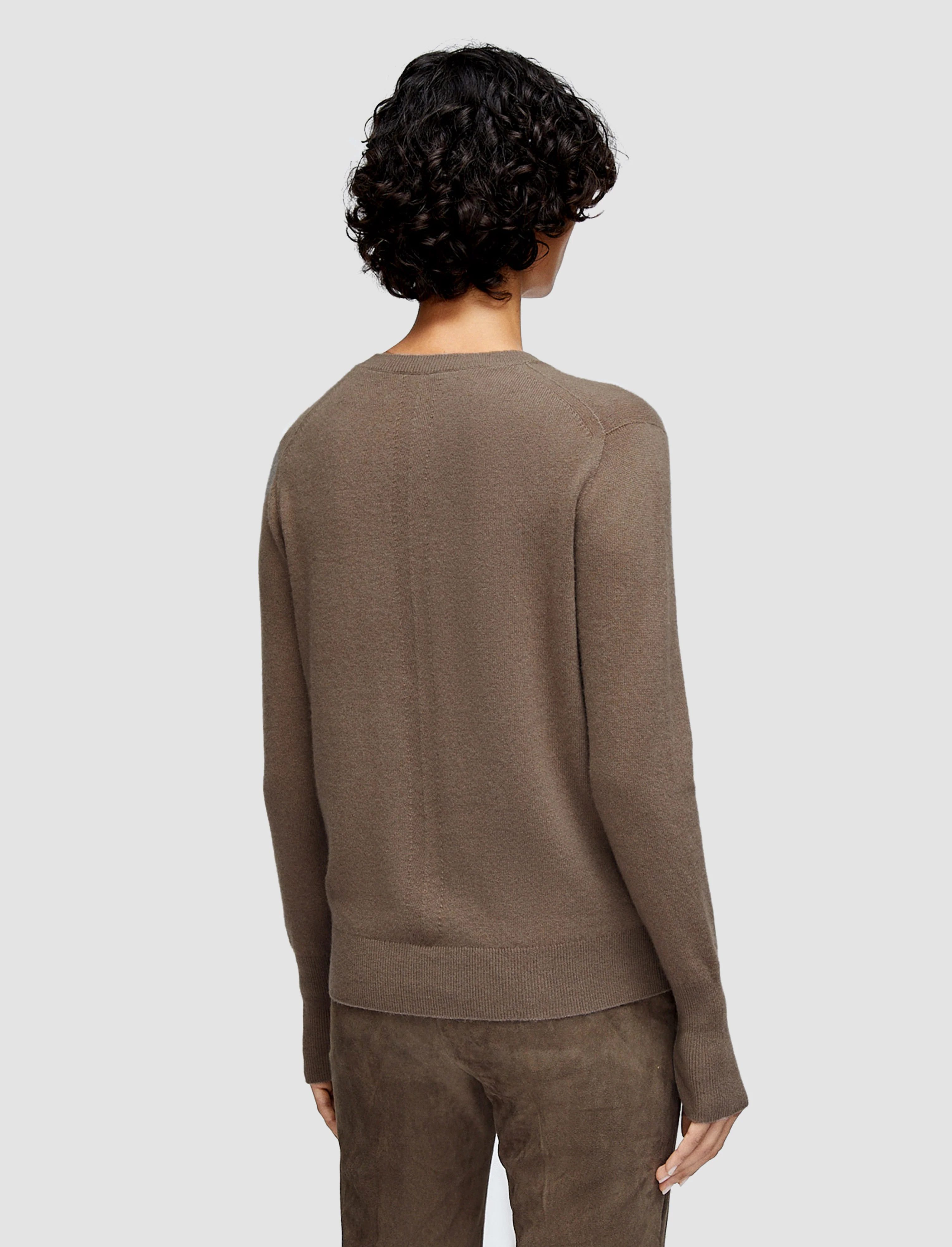 Light Pure Cashmere V Neck Jumper - Image 4