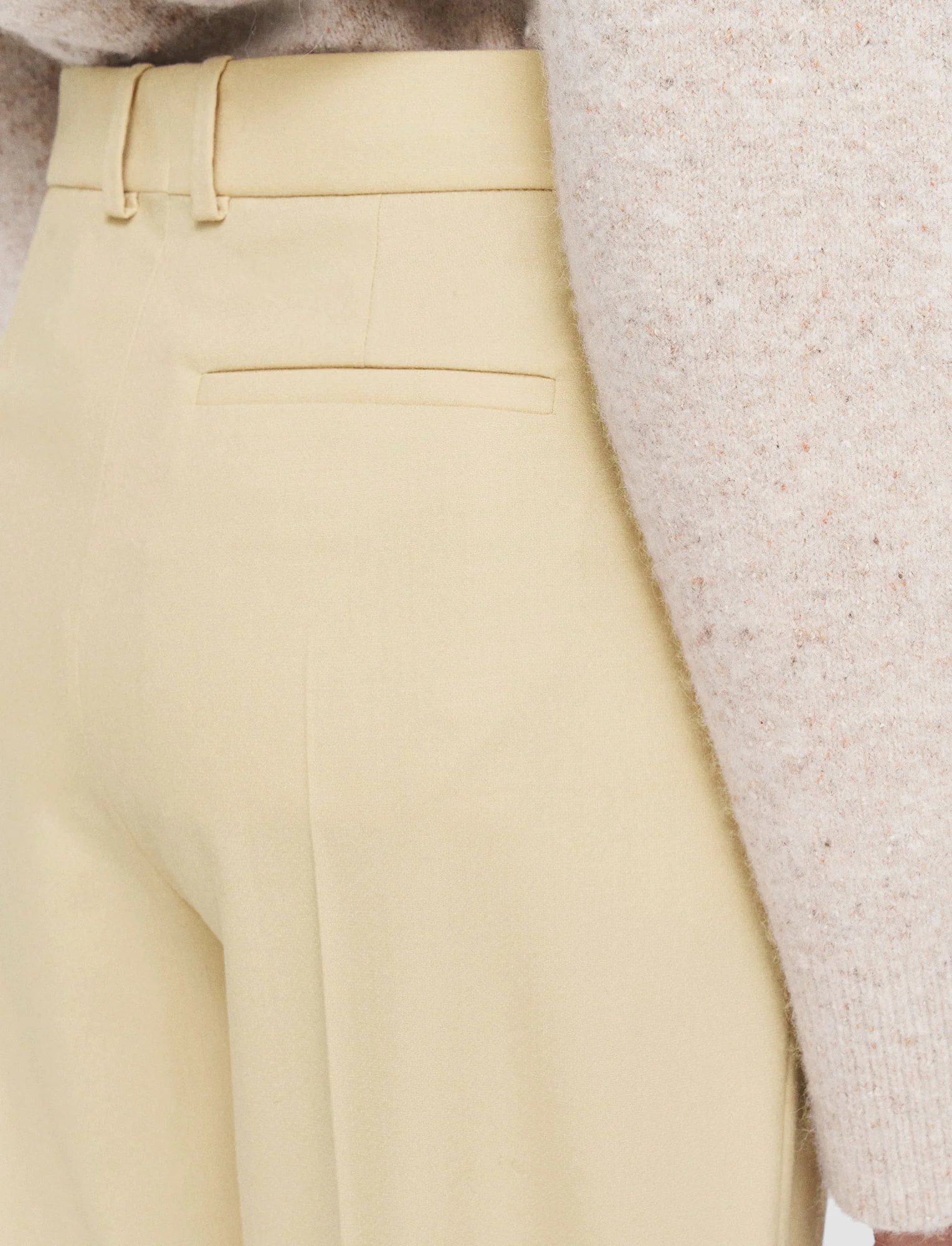 Light Wool Flannel Alana Trousers - Image 3