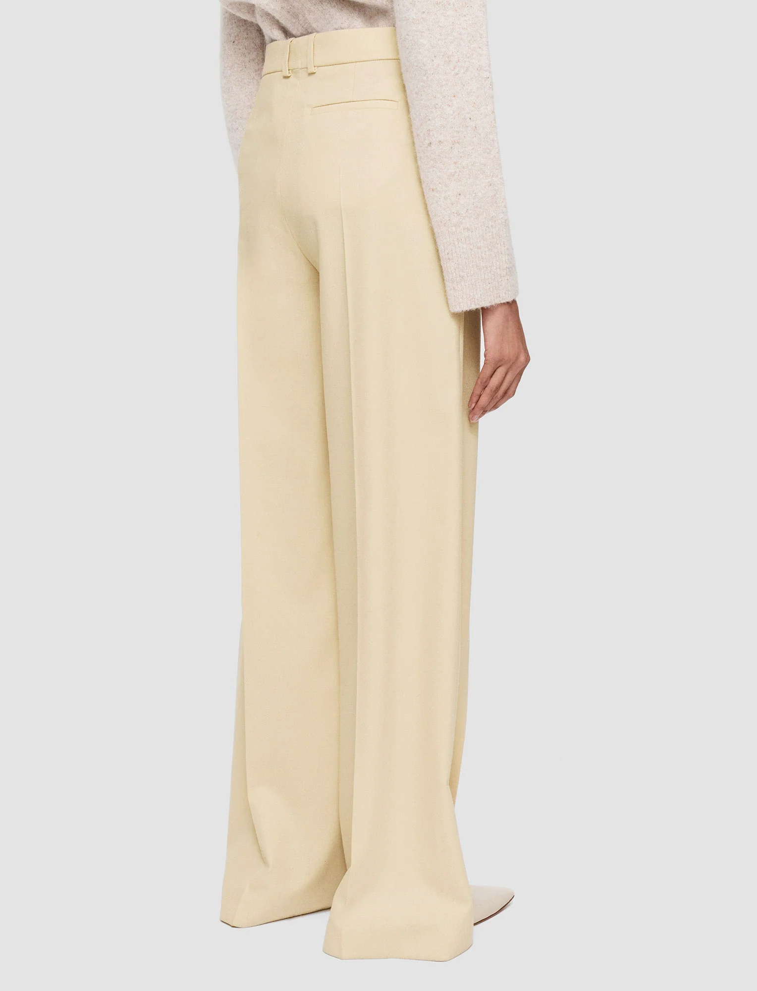 Light Wool Flannel Alana Trousers - Image 4
