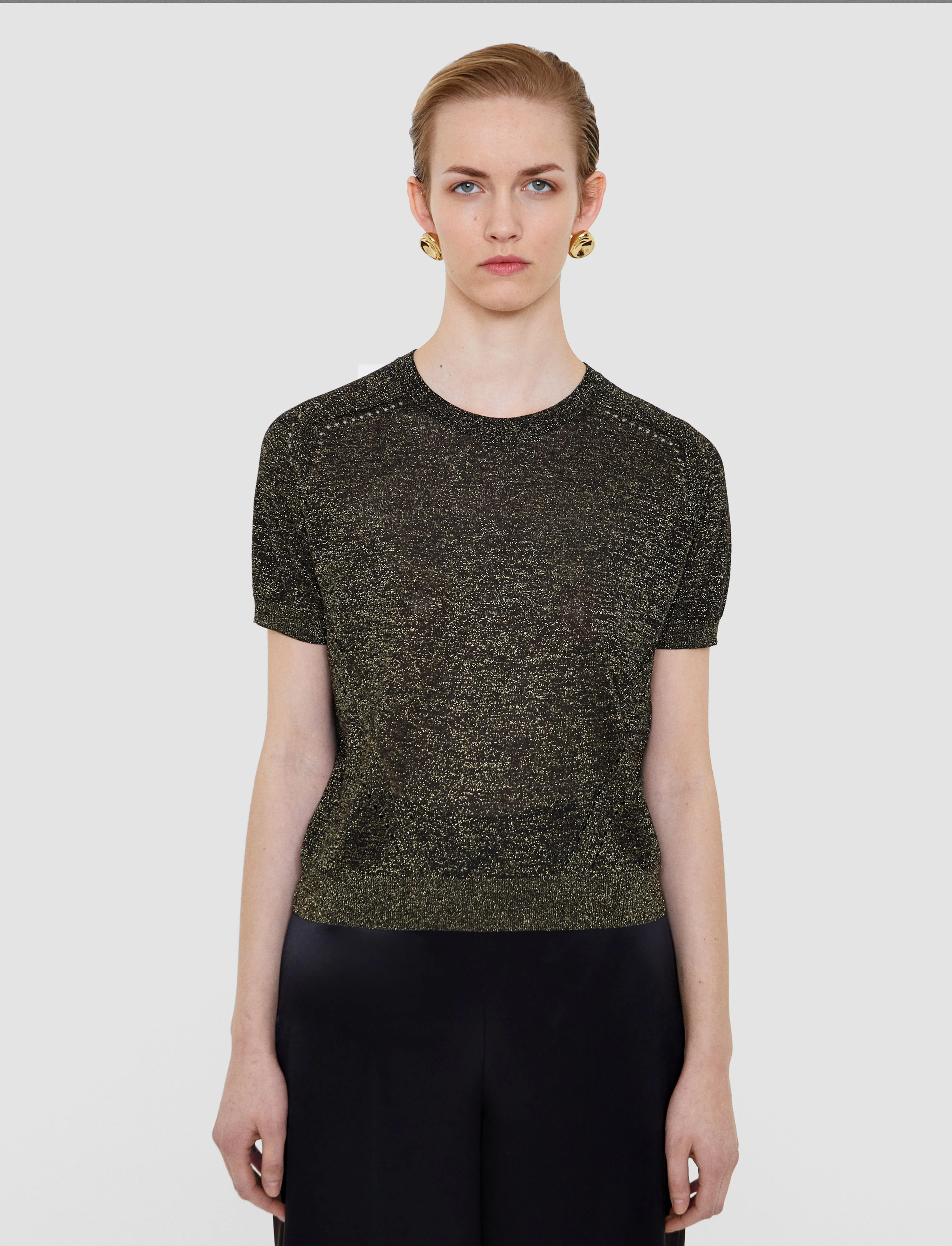 Lille Lurex Knit Top - Image 3