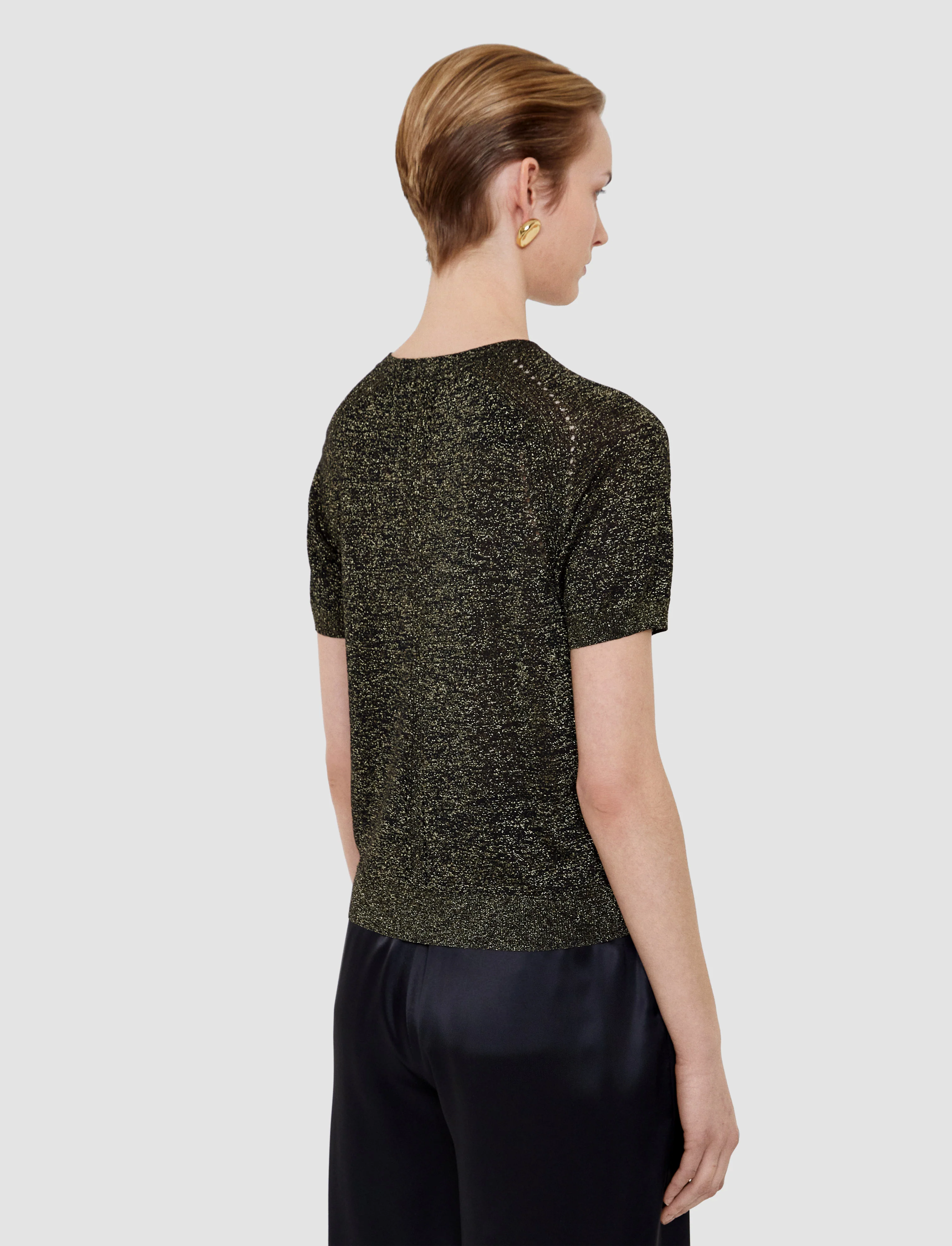 Lille Lurex Knit Top - Image 4