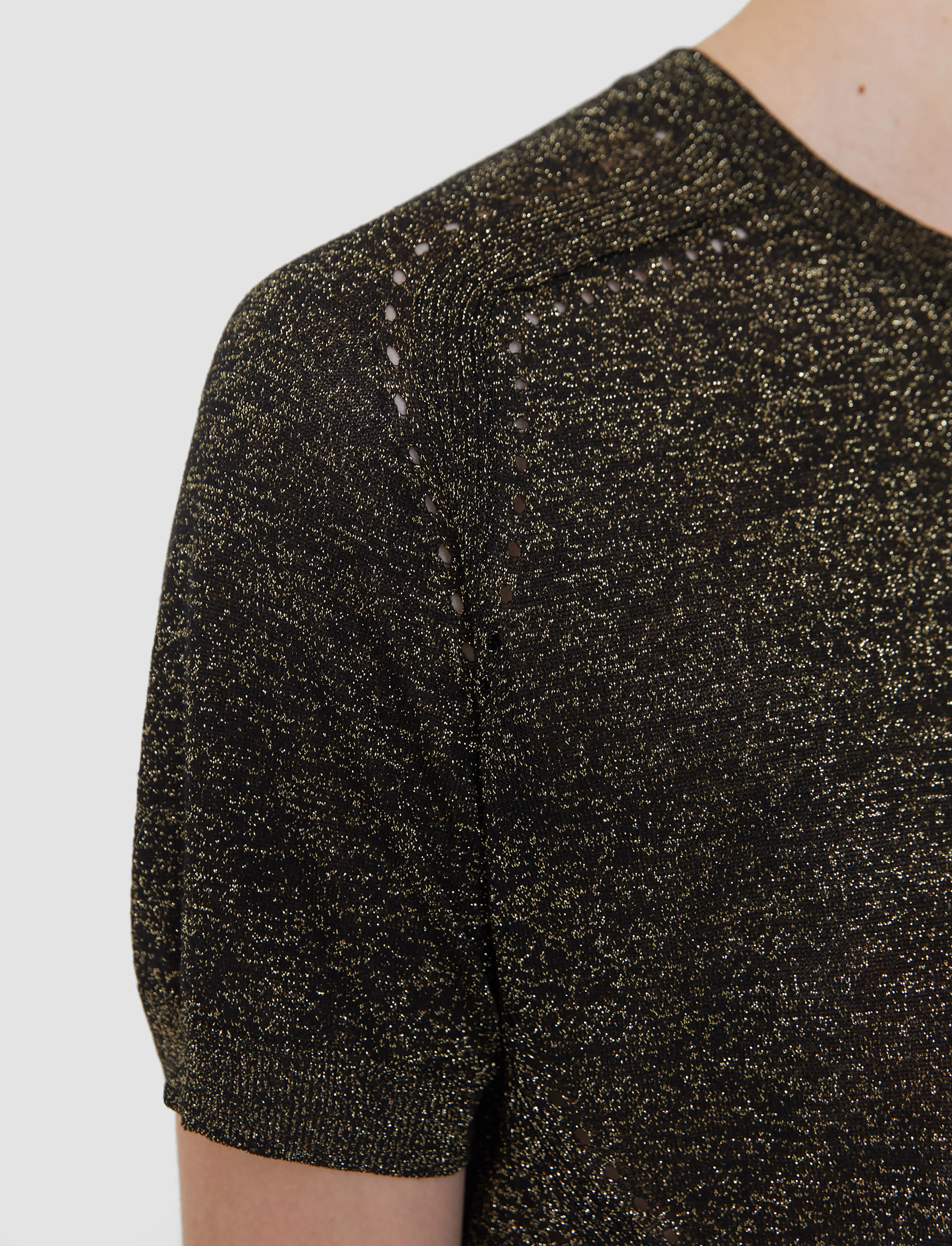Lille Lurex Knit Top - Image 5