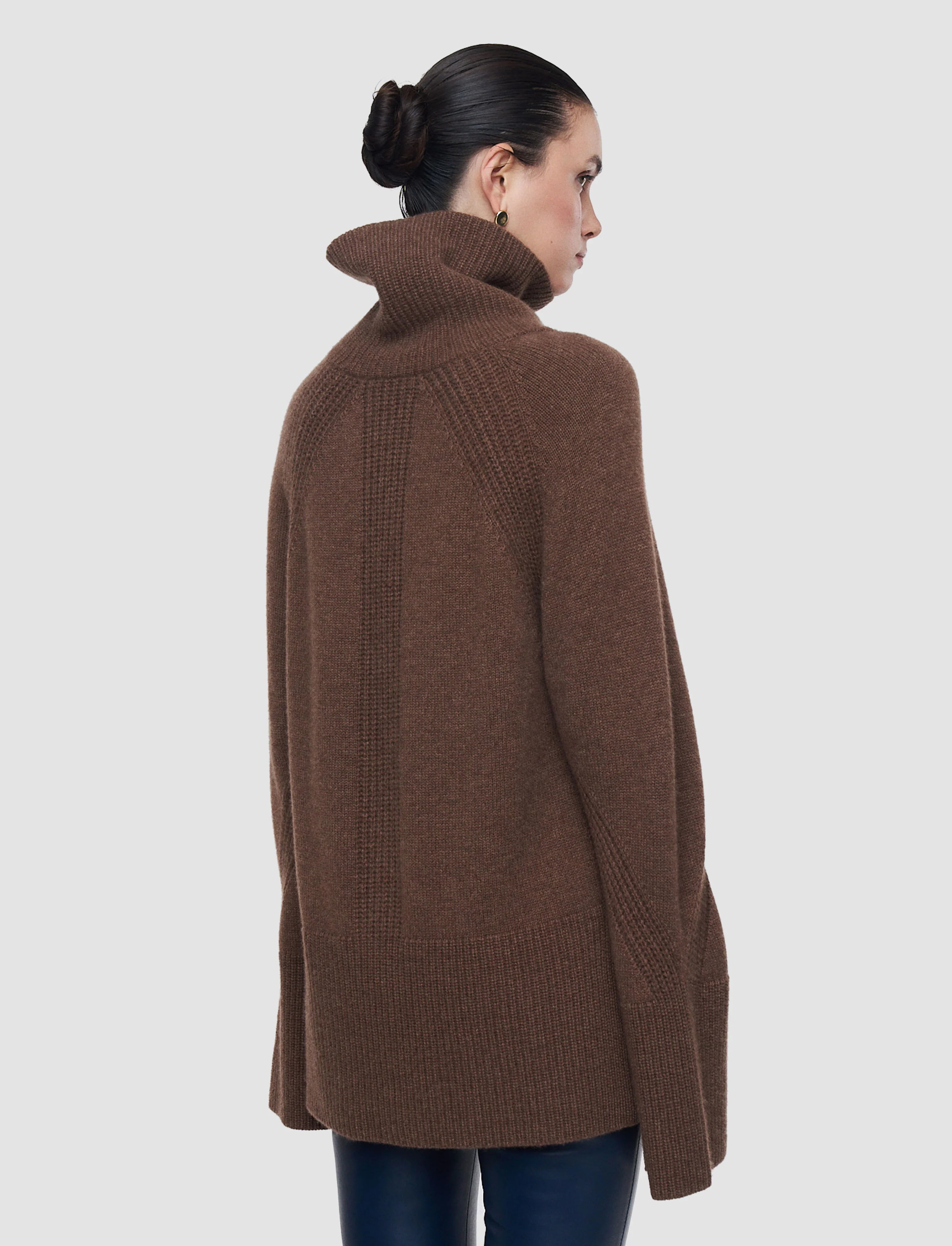 Loftus Pure Cashmere High Neck Jumper - Image 4