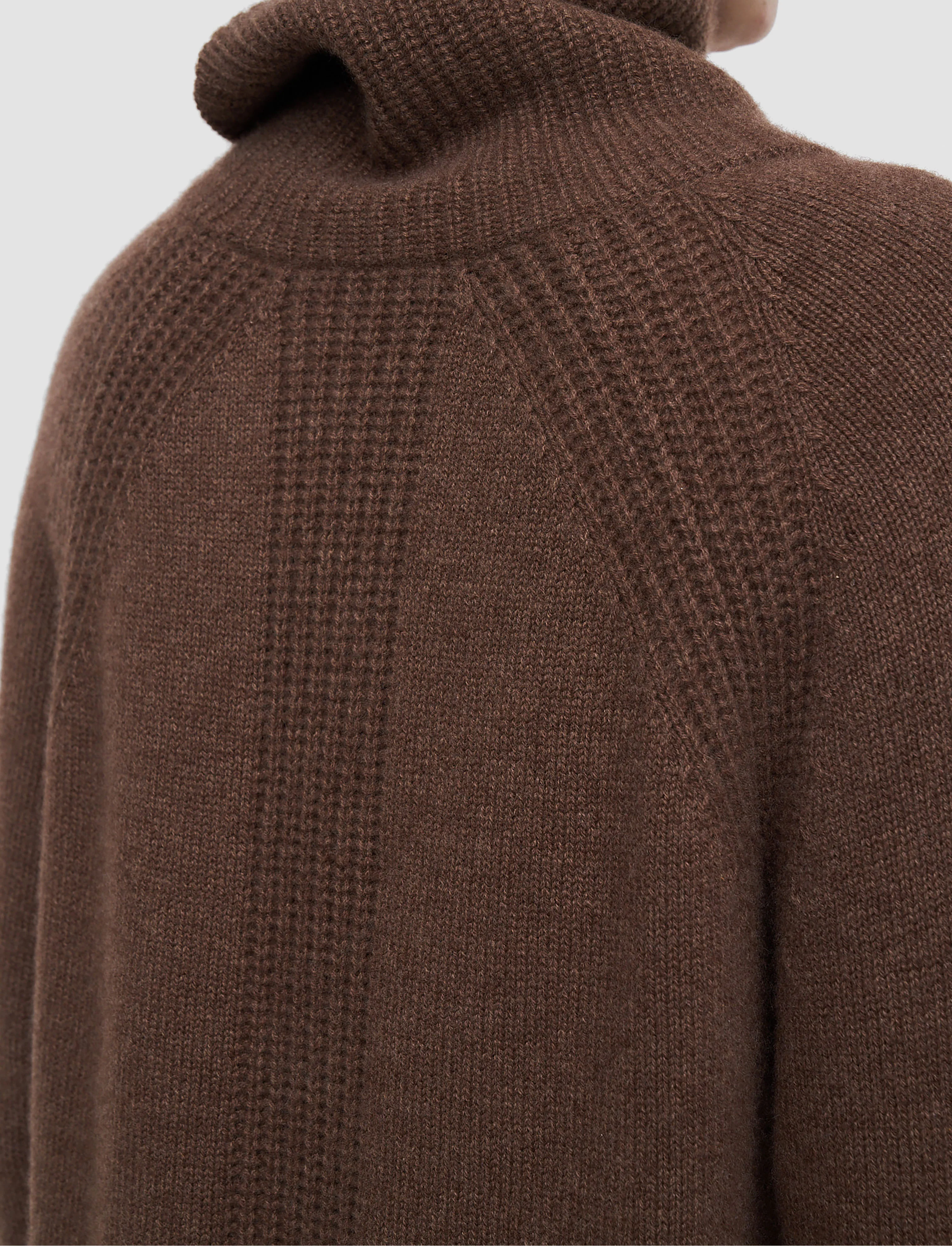 Loftus Pure Cashmere High Neck Jumper - Image 5