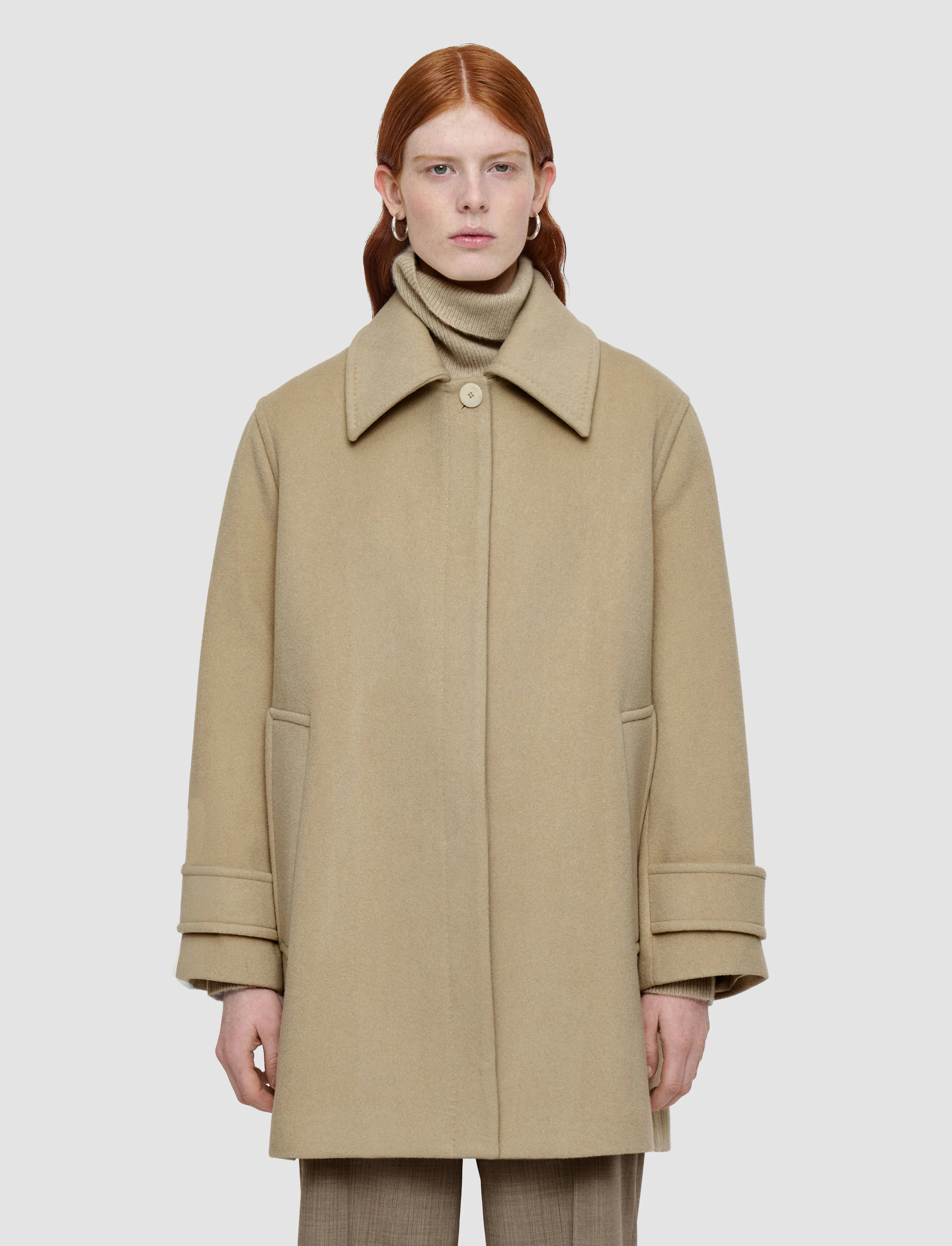 Loti Soft Wool Cashmere Coat - Image 3