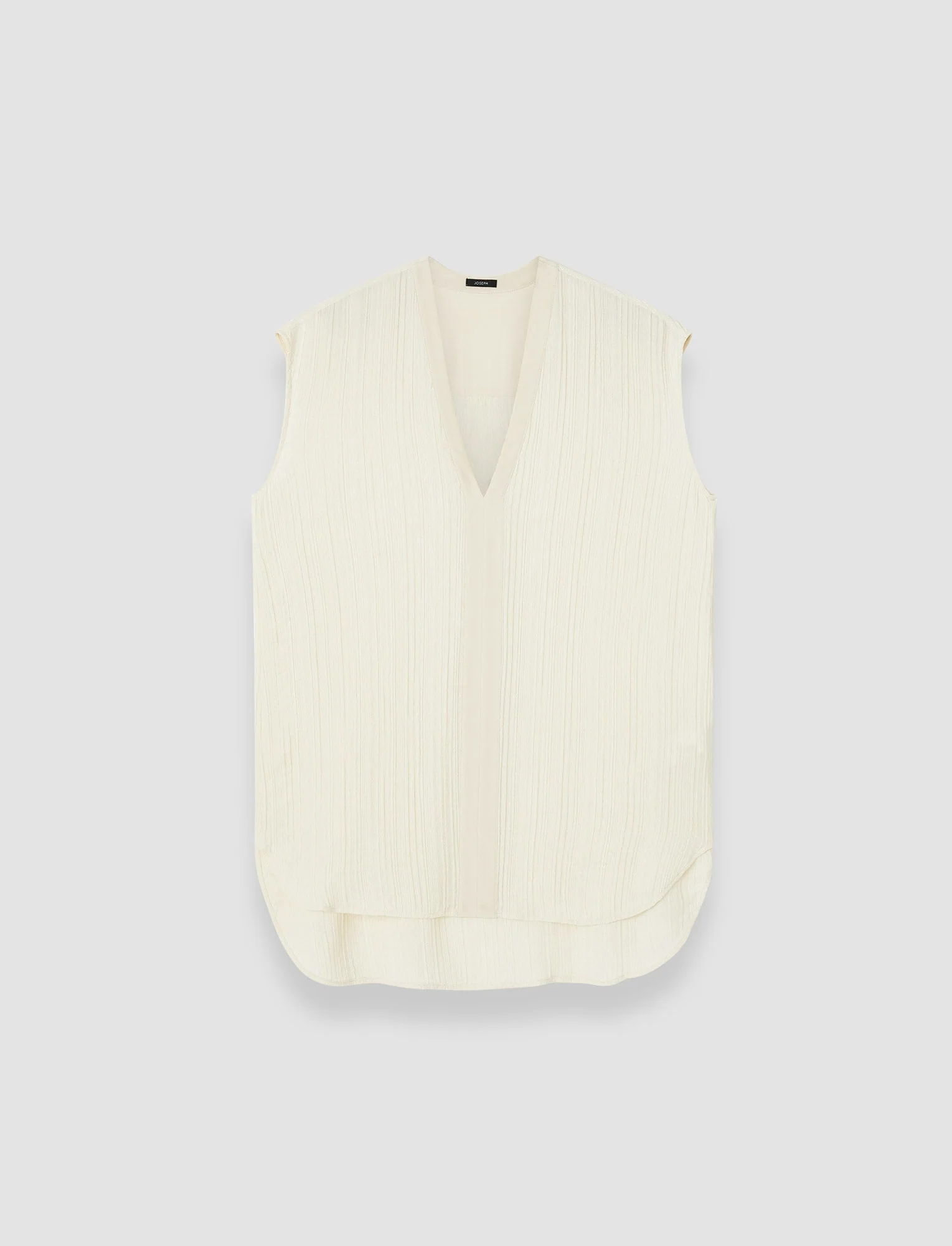 Lucien Pleat Jacquard Blouse
