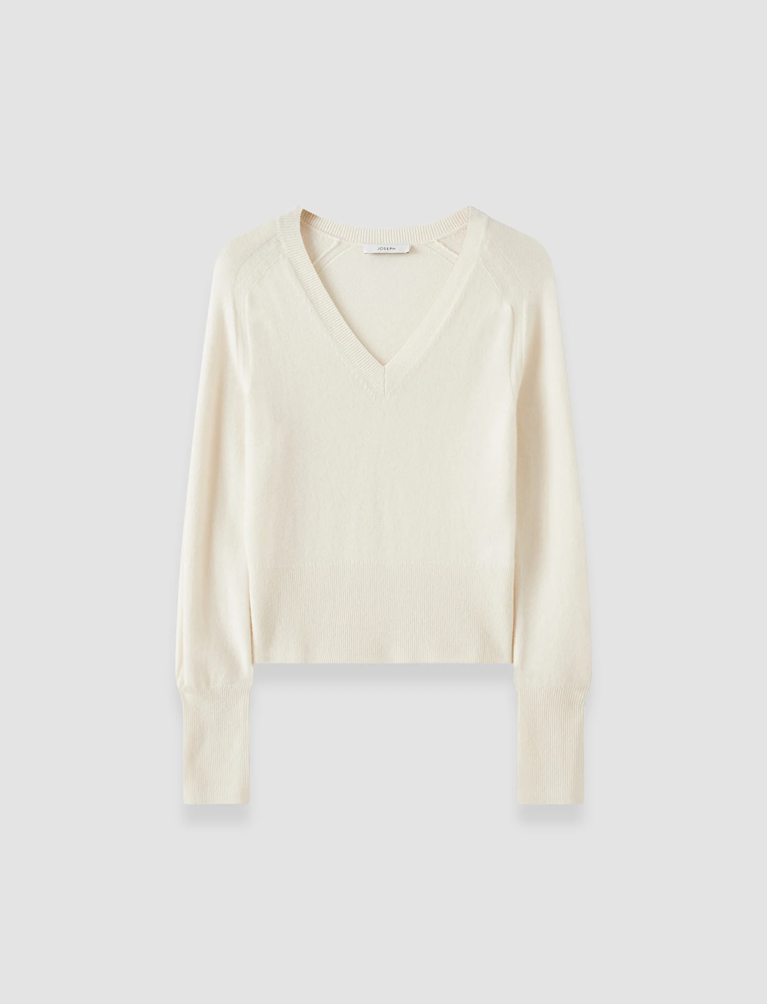 Lucille Light Pure Cashmere V Neck Jumper