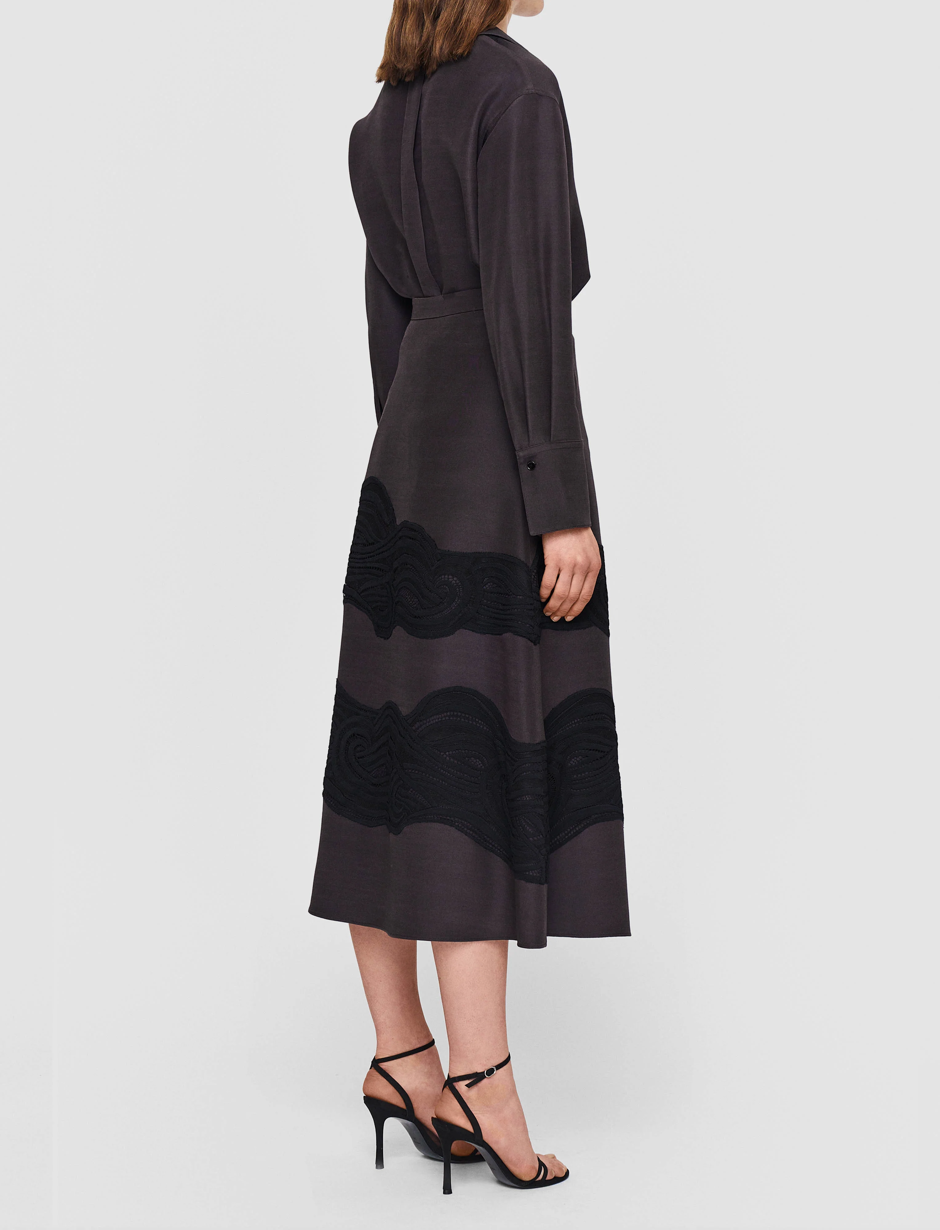 Madone Evening Silk Blend Lace Skirt - Image 3