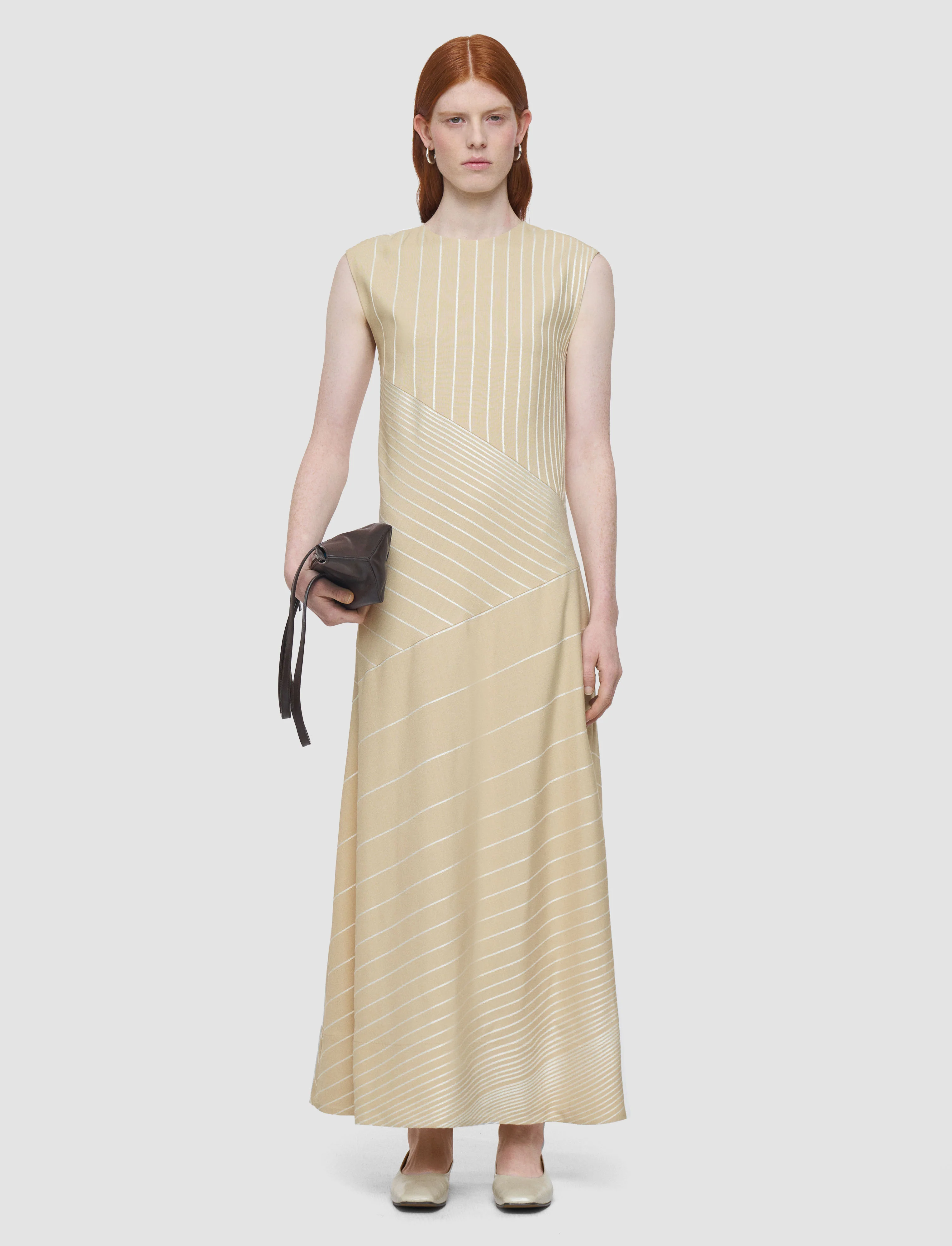 Maryse Embroidered Stripes Dress - Image 2