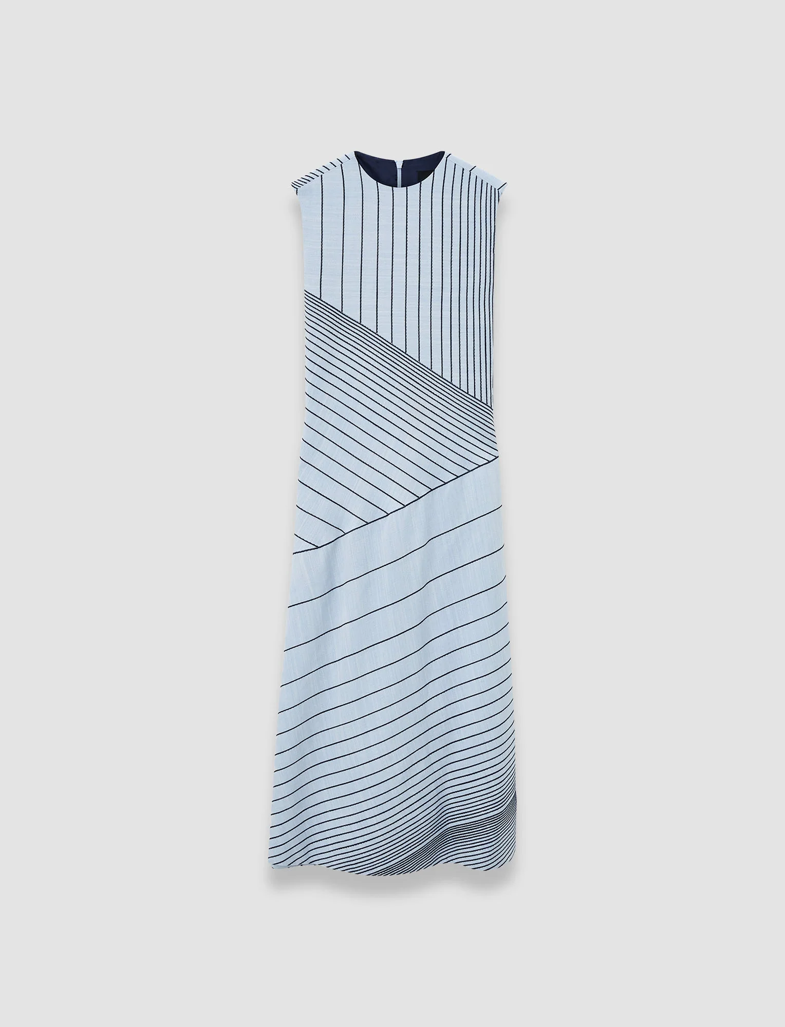 Maryse Embroidered Stripes Dress