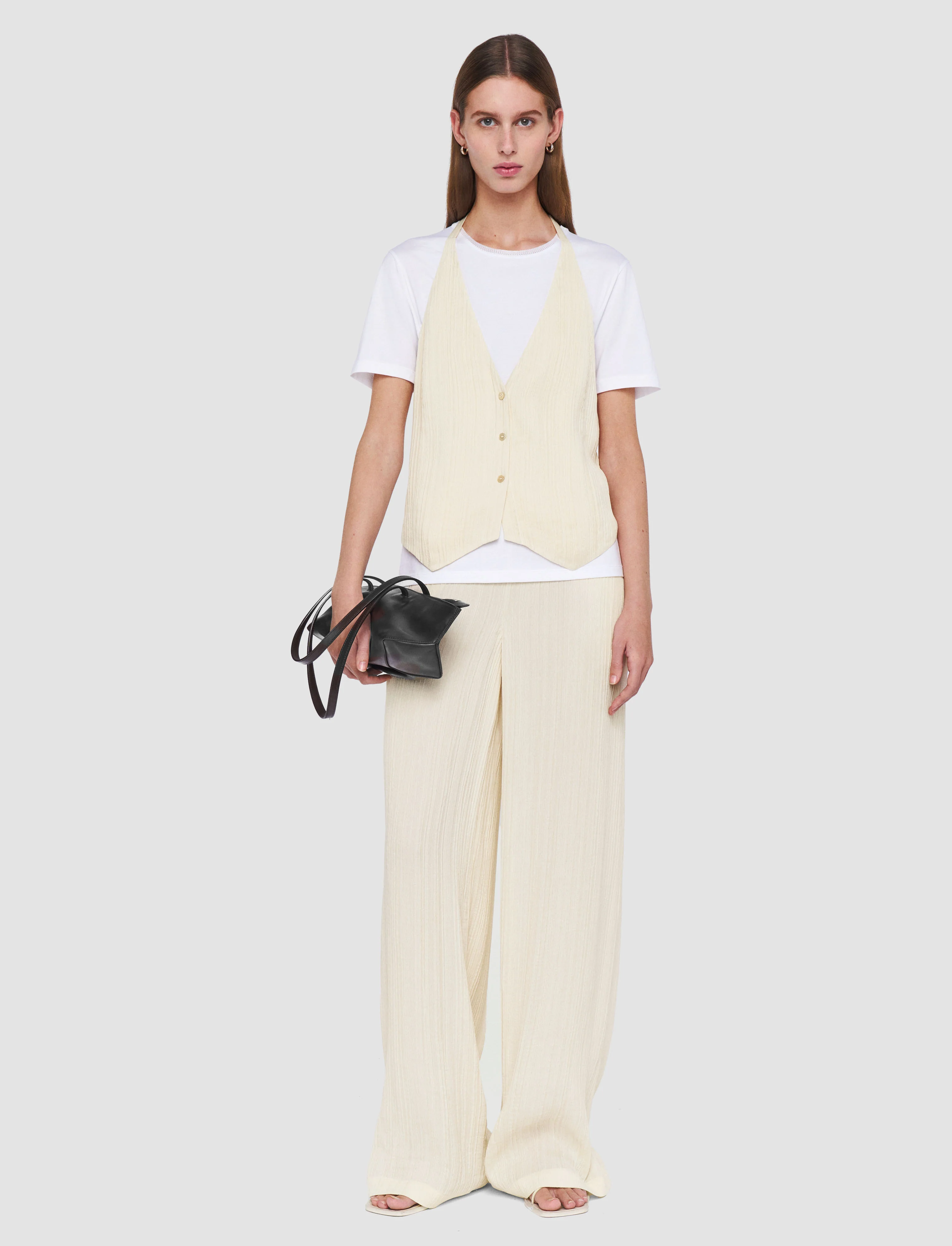 Mawn Pleat Jacquard Trousers - Image 2