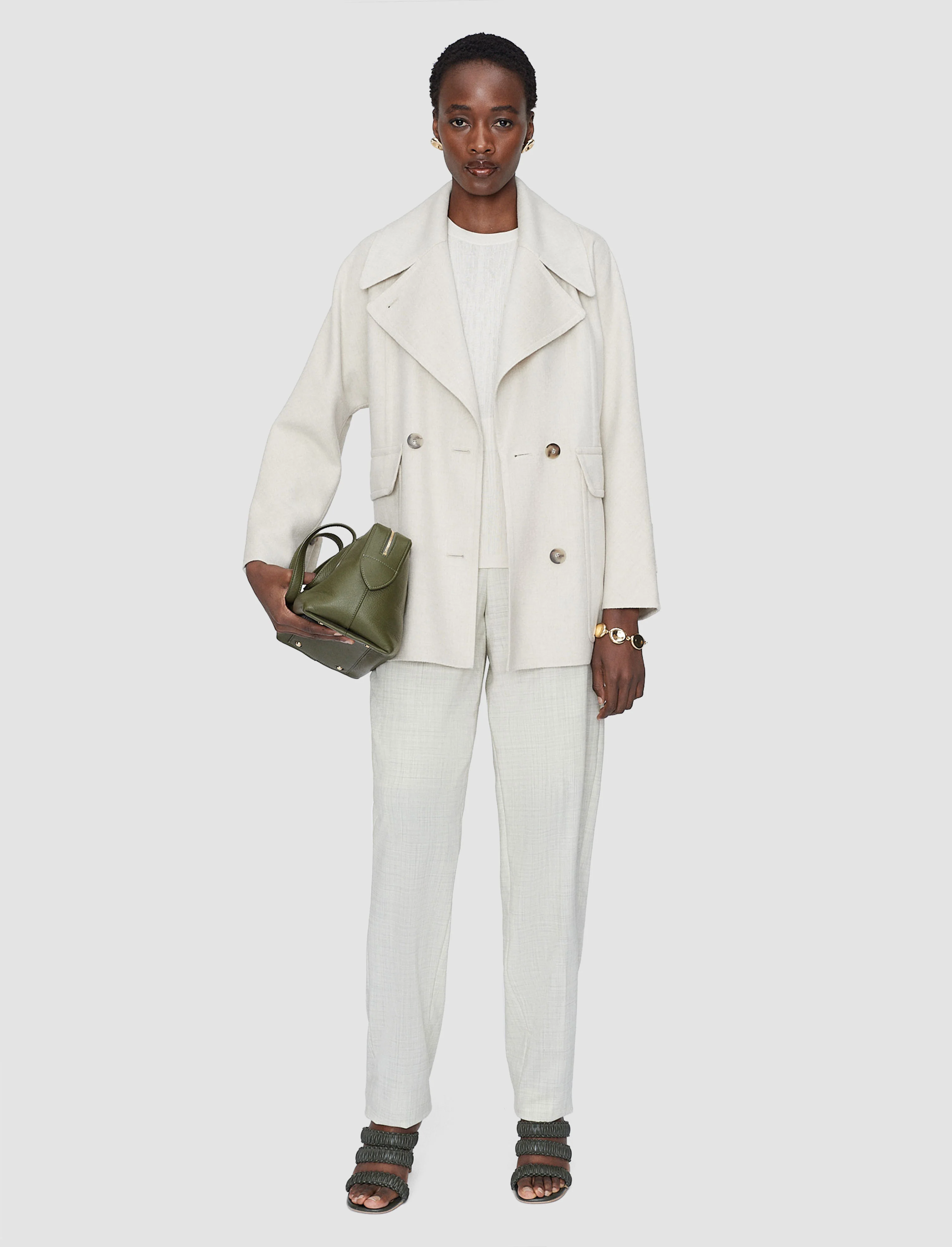 Menas Light Double Face Wool Jacket - Image 2