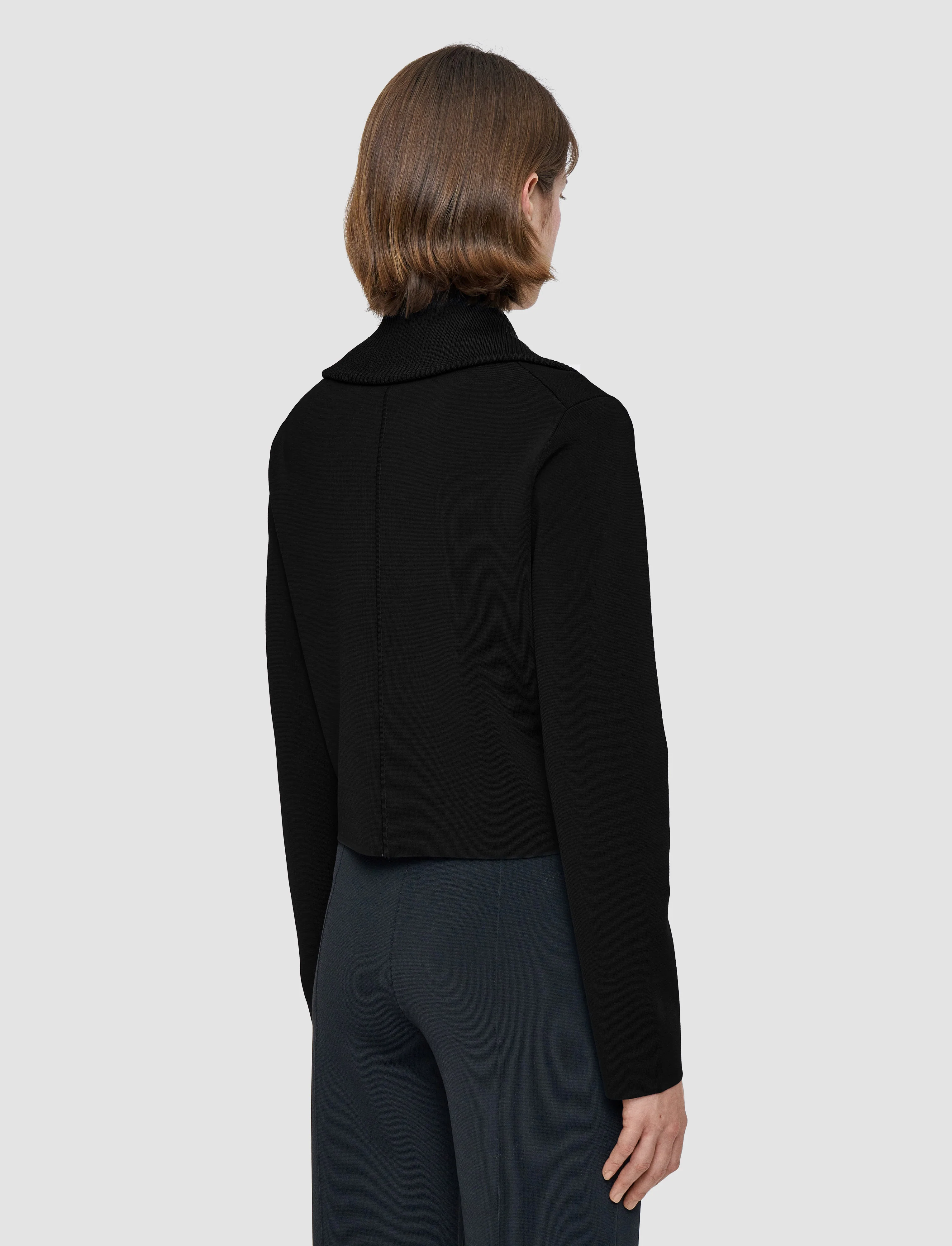 Milano Knit Stretch Short Jacket - Image 5