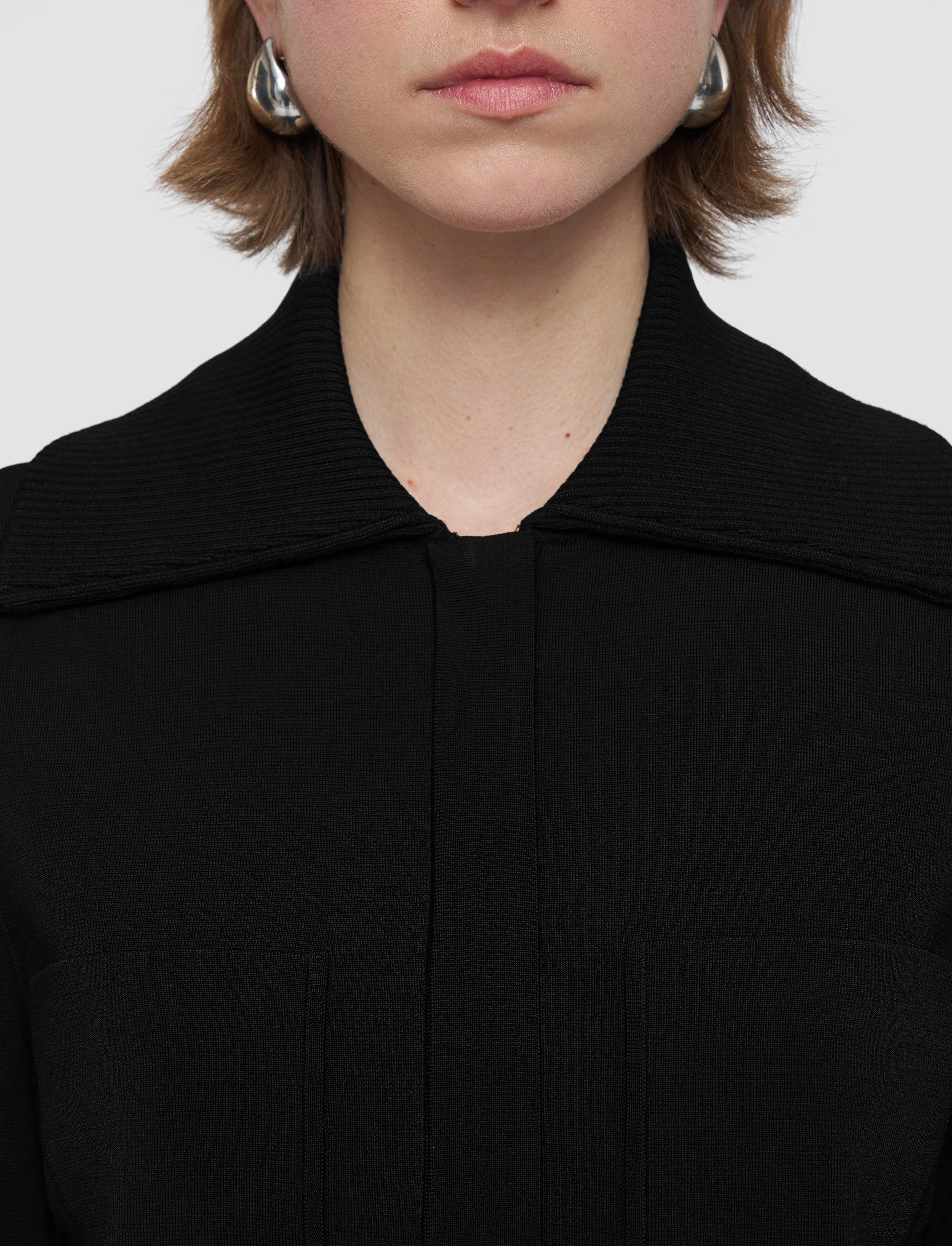 Milano Knit Stretch Short Jacket - Image 6