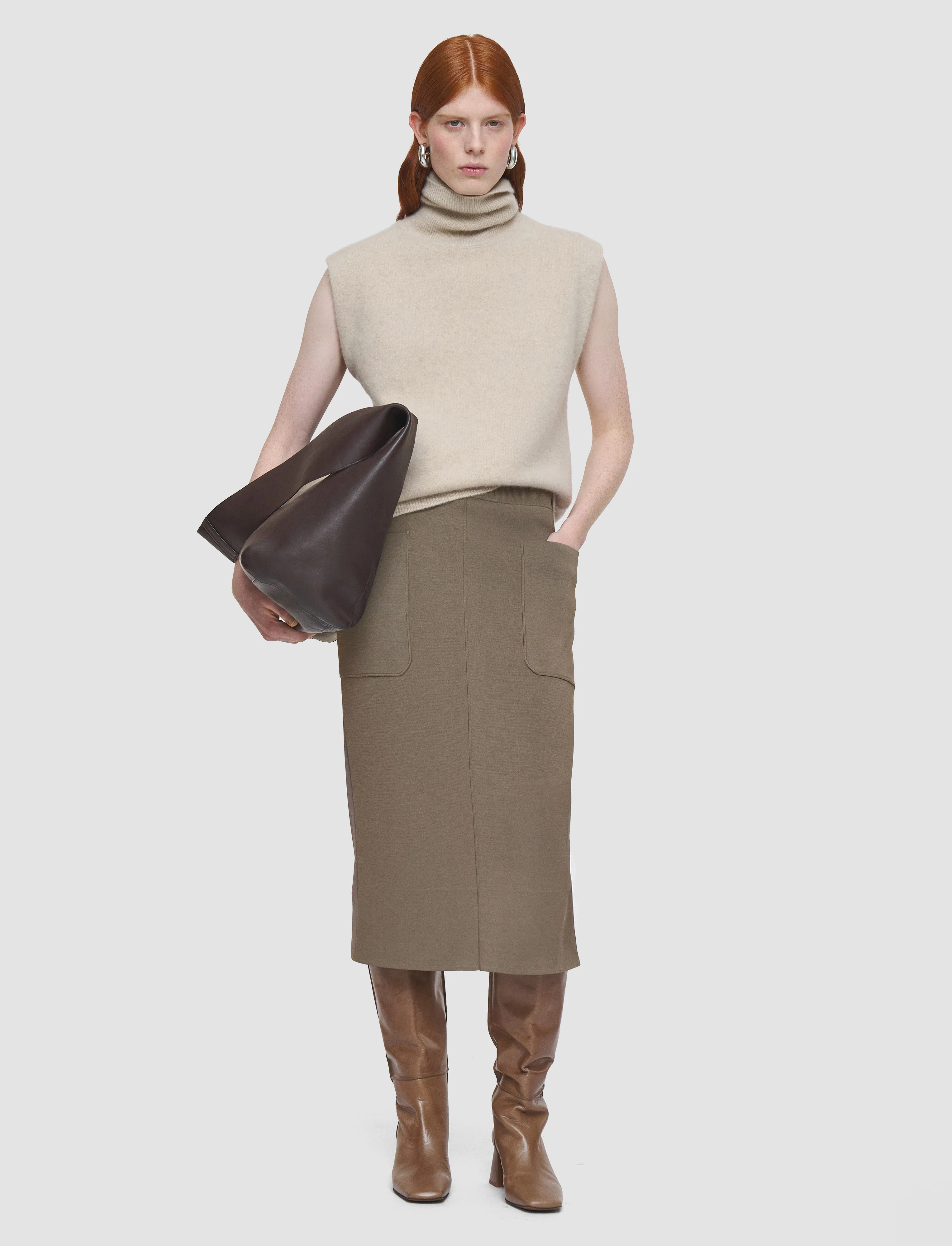 Milano Knit Stretch Skirt - Image 2