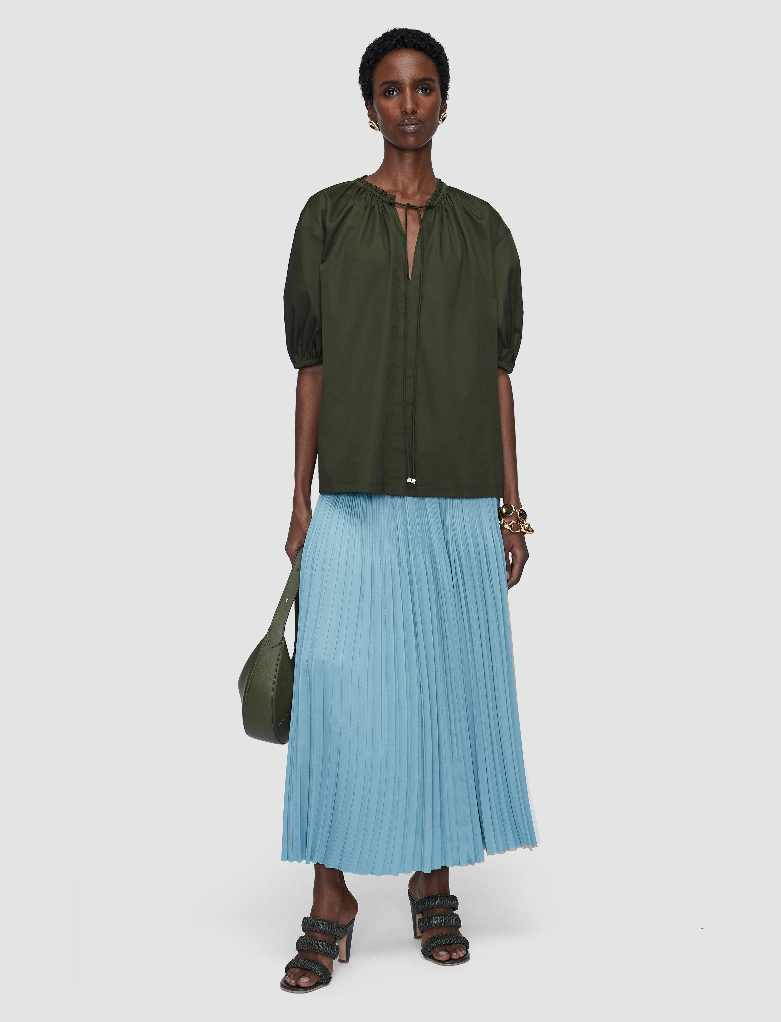 Nador Cotton Sateen Blouse - Image 2