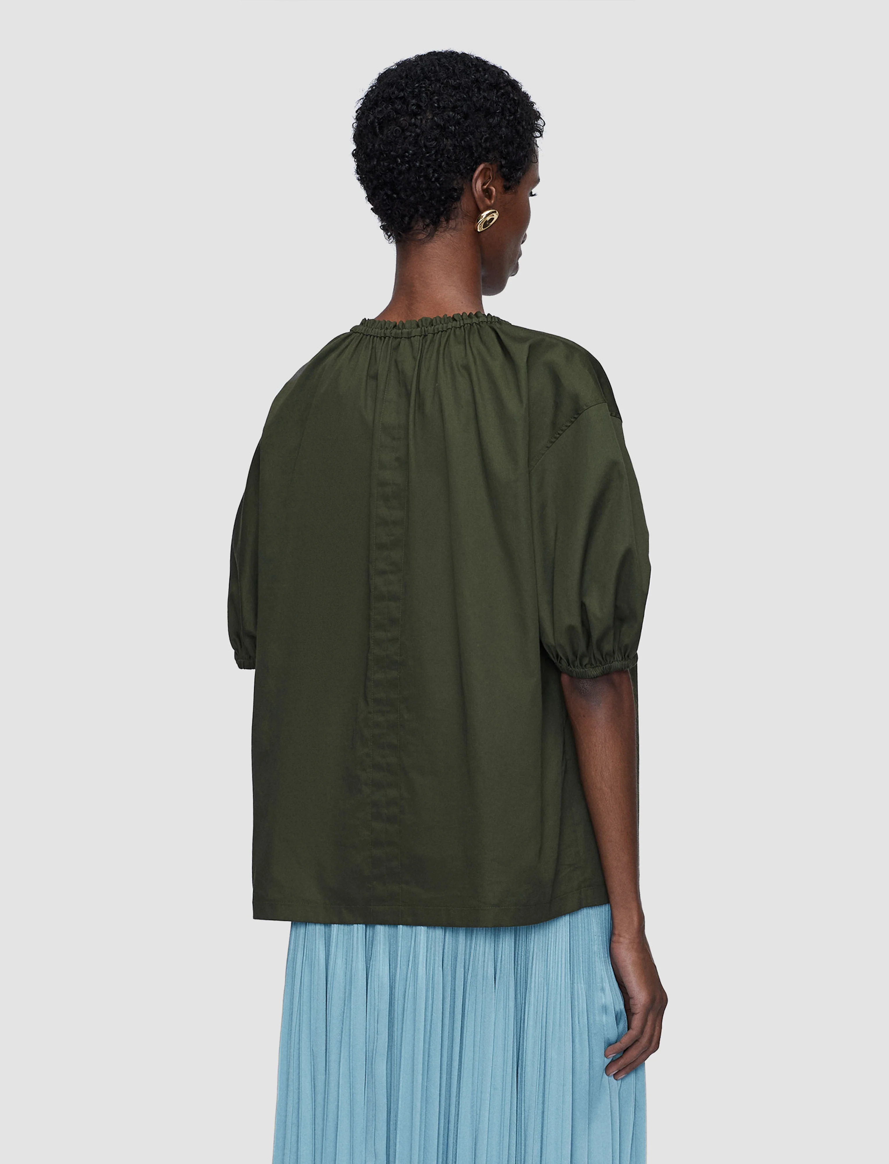 Nador Cotton Sateen Blouse - Image 4