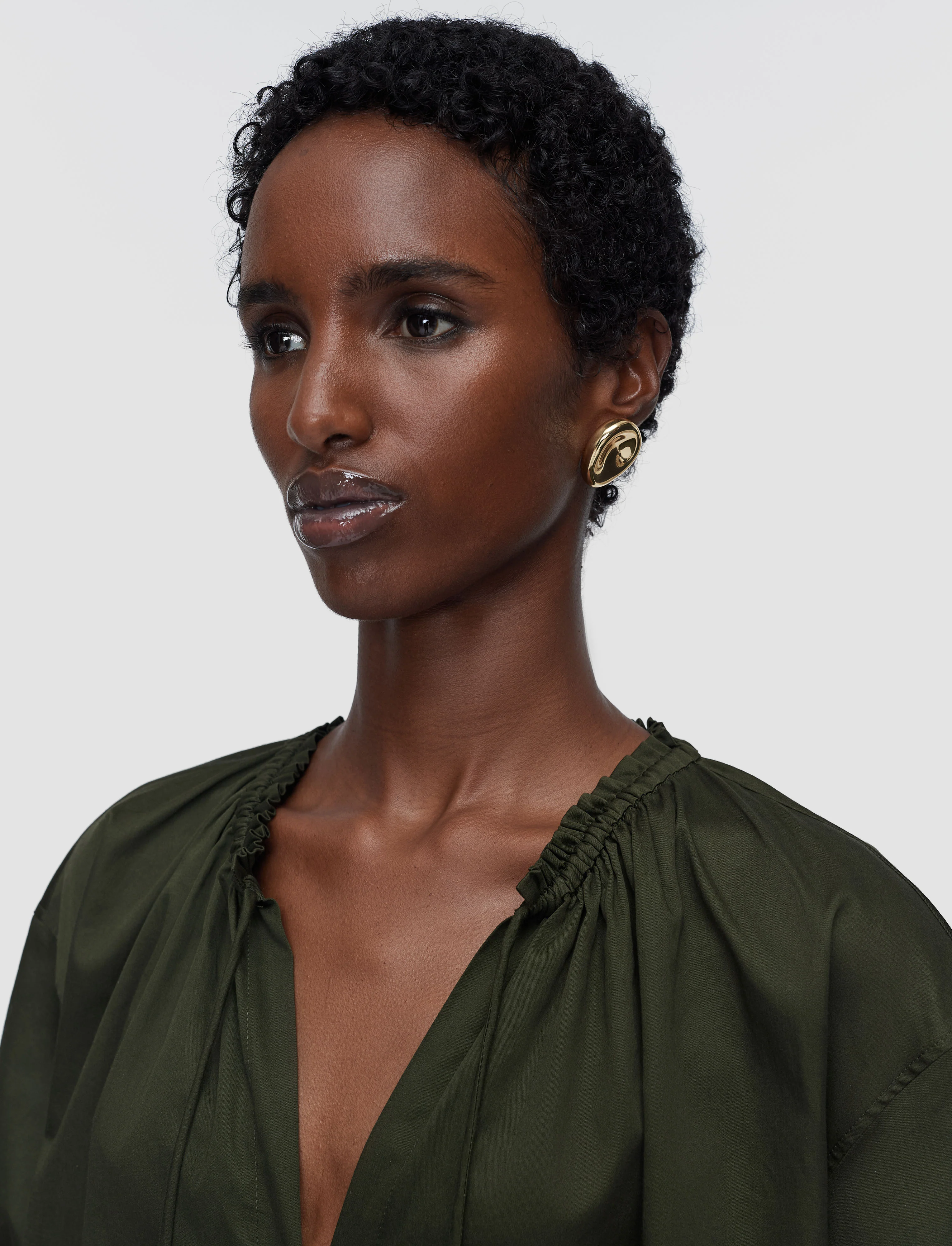Nador Cotton Sateen Blouse - Image 5