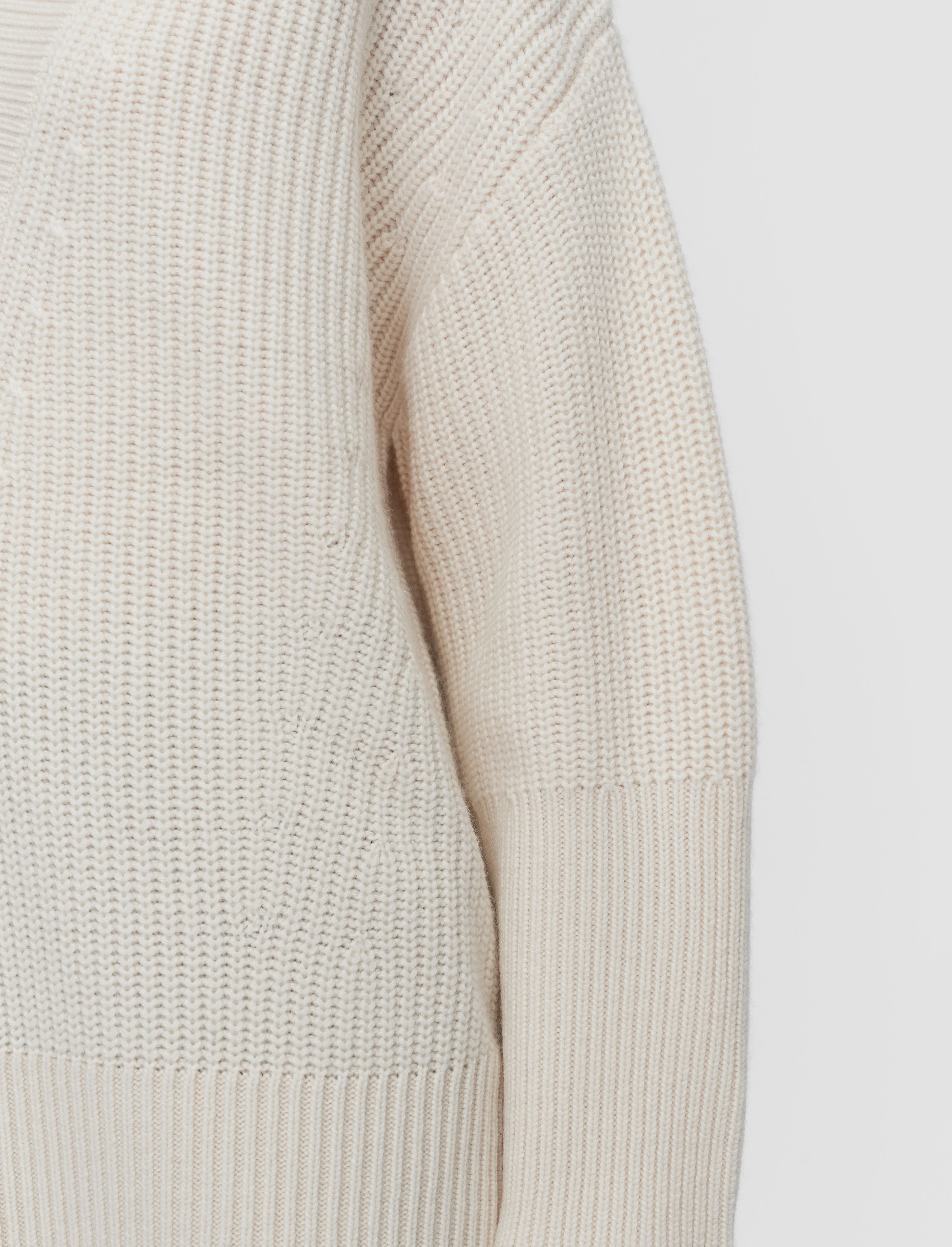 Noel Fisherman Rib Cashmere Jumper - Image 6