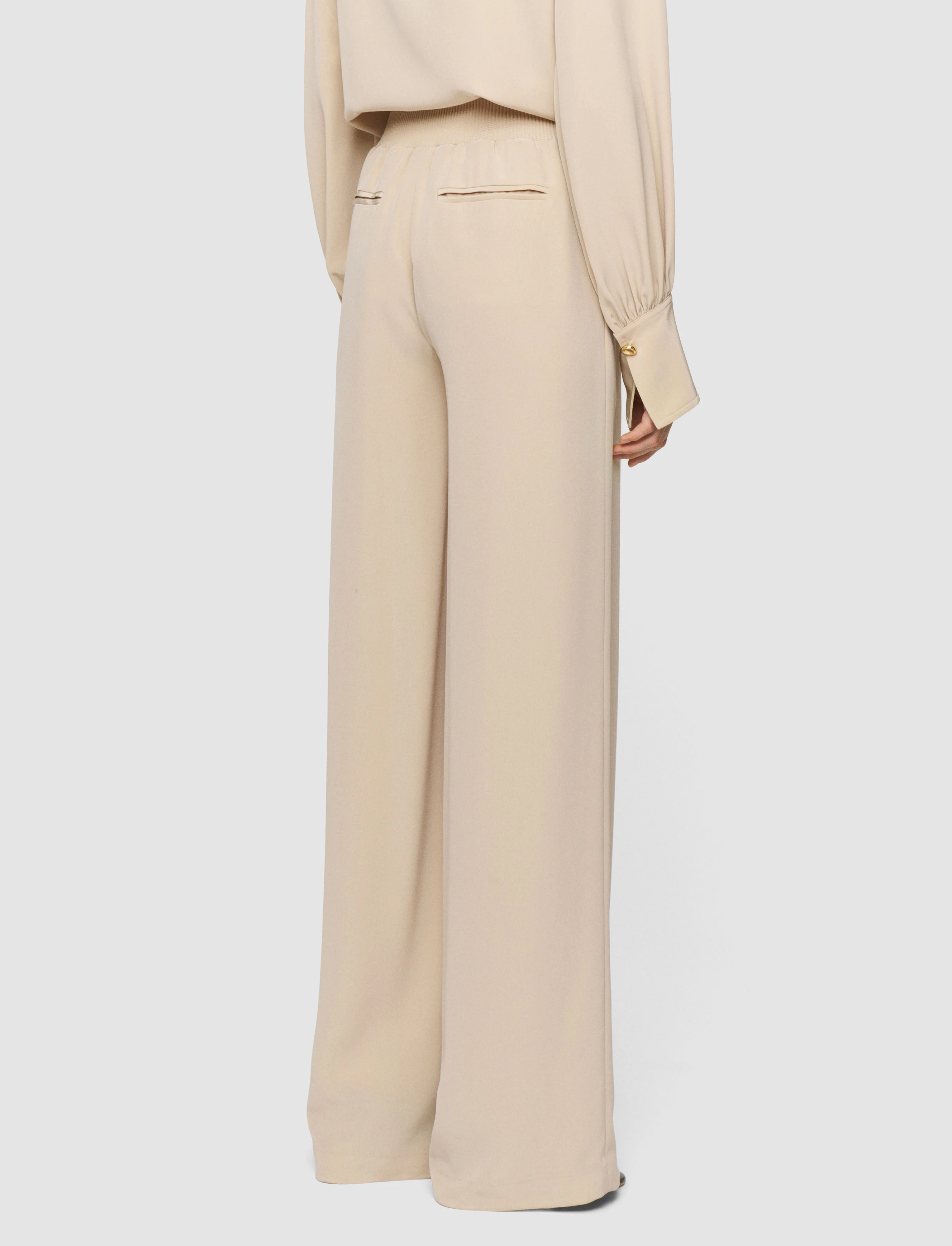 Nour Satin Twill Trousers - Image 4
