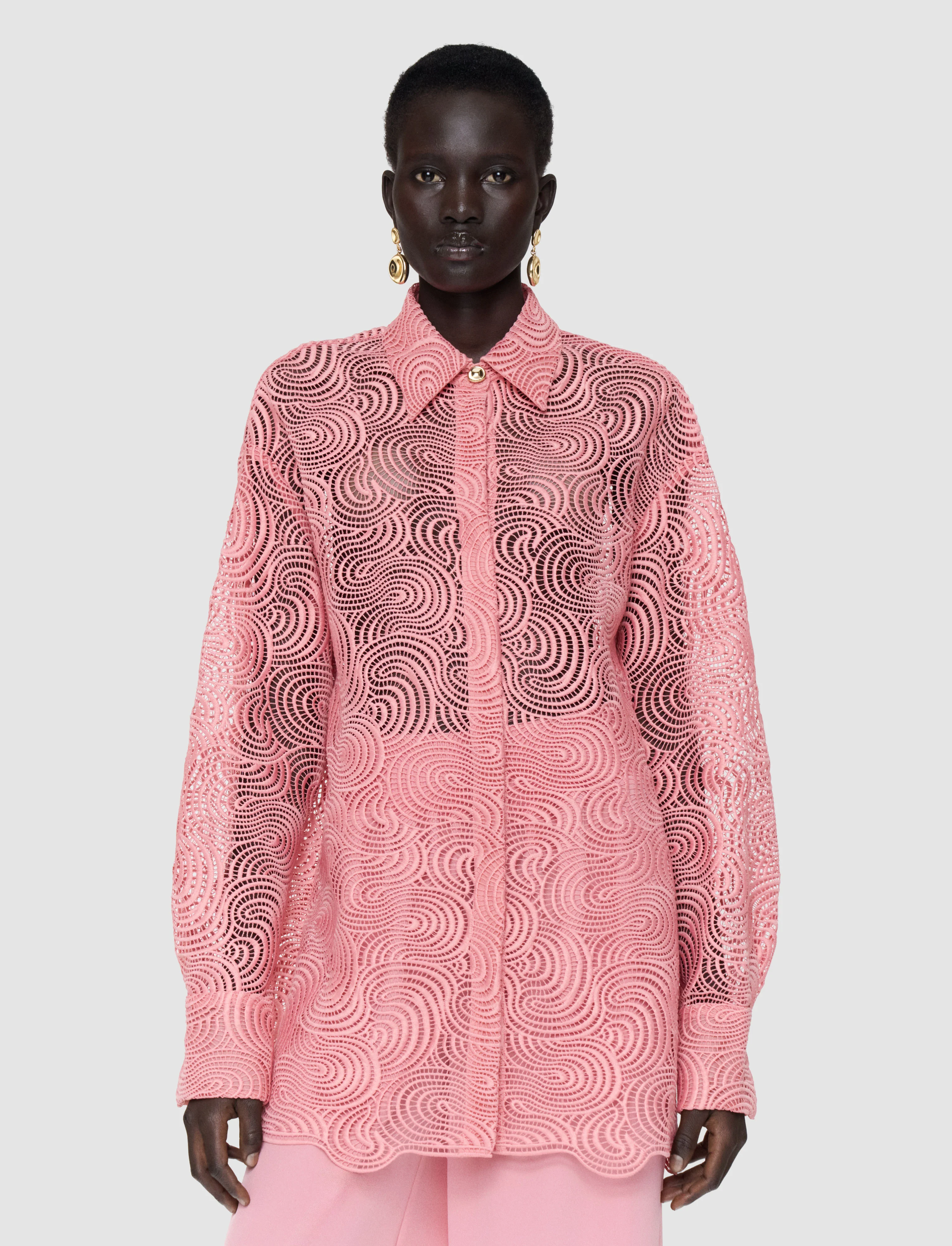Nyla Corded Lace Blouse - Image 3